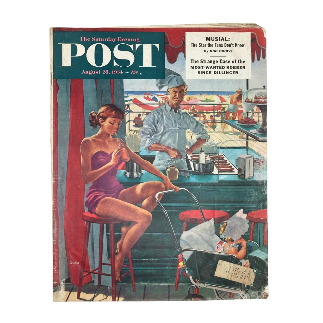 Saturday Evening Post Magazine August 28 1954 A Man's World - George Hughes