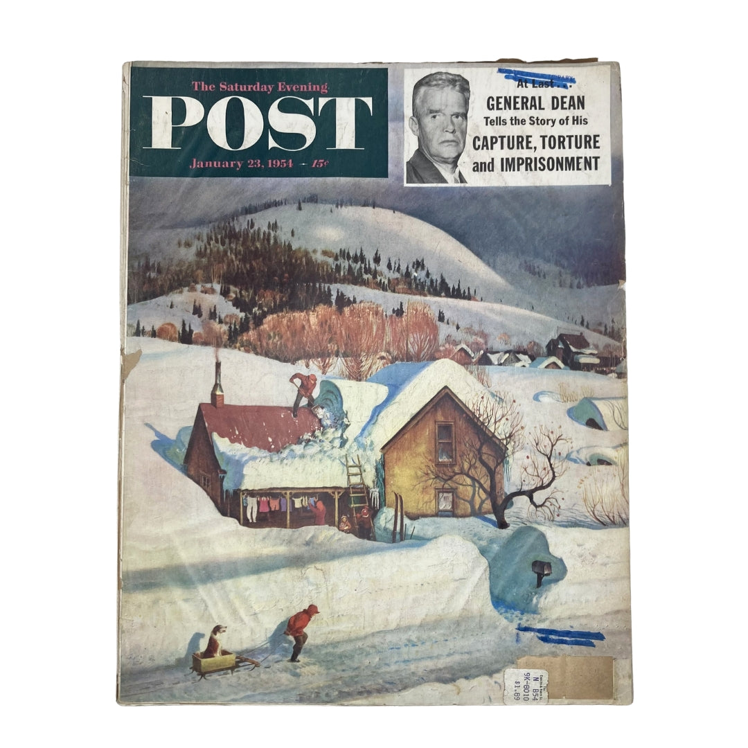 RES* Saturday Evening Post Magazine January 23 1954 Native Region - John Clymer