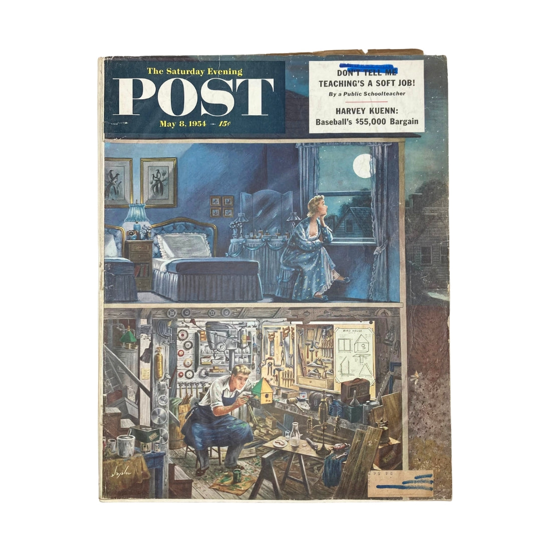 Saturday Evening Post Magazine May 8 1954 Memory of Mr. O'Tool - Alajalov