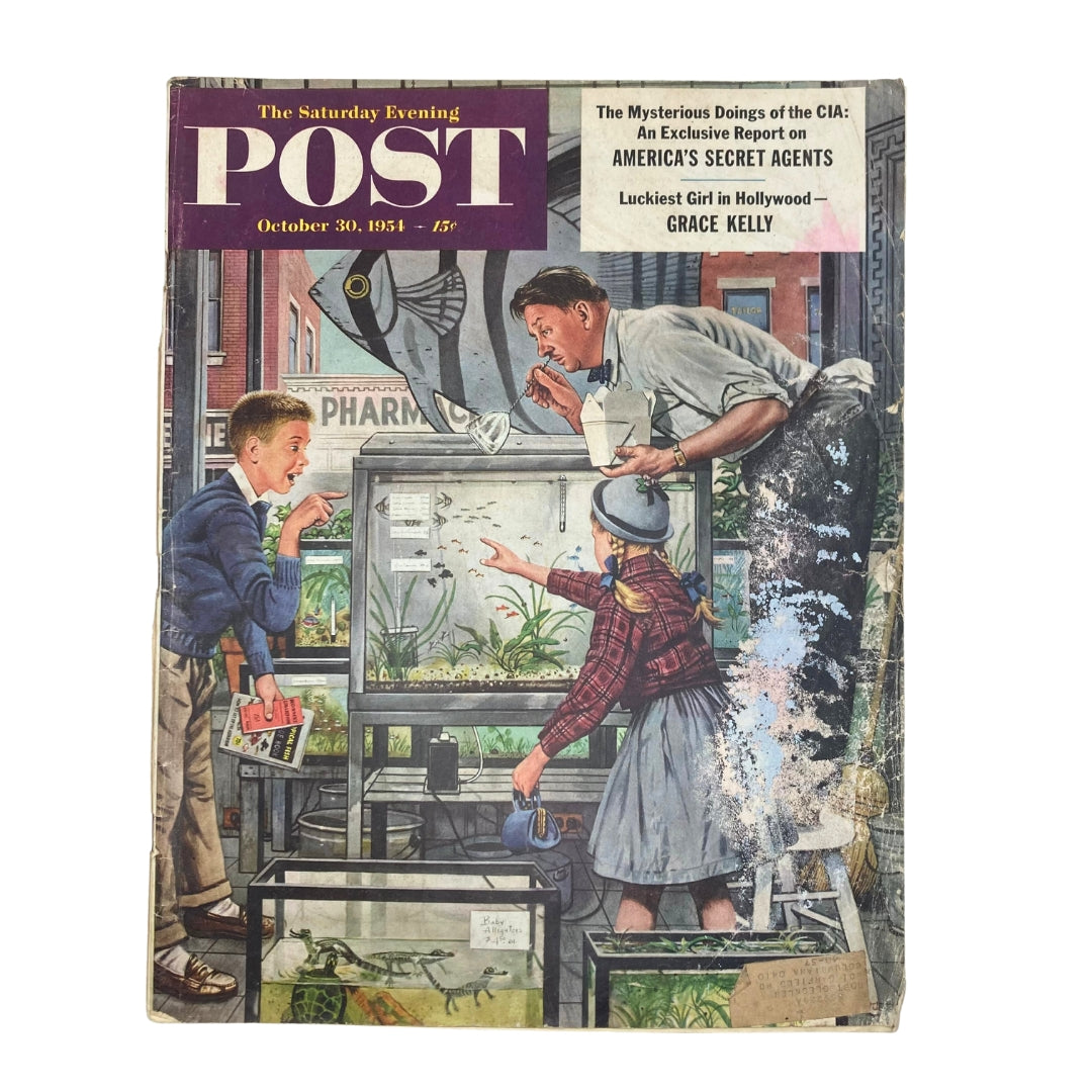 Saturday Evening Post Magazine October 30 1954 Mr. Fisher - Stevan Dohanos