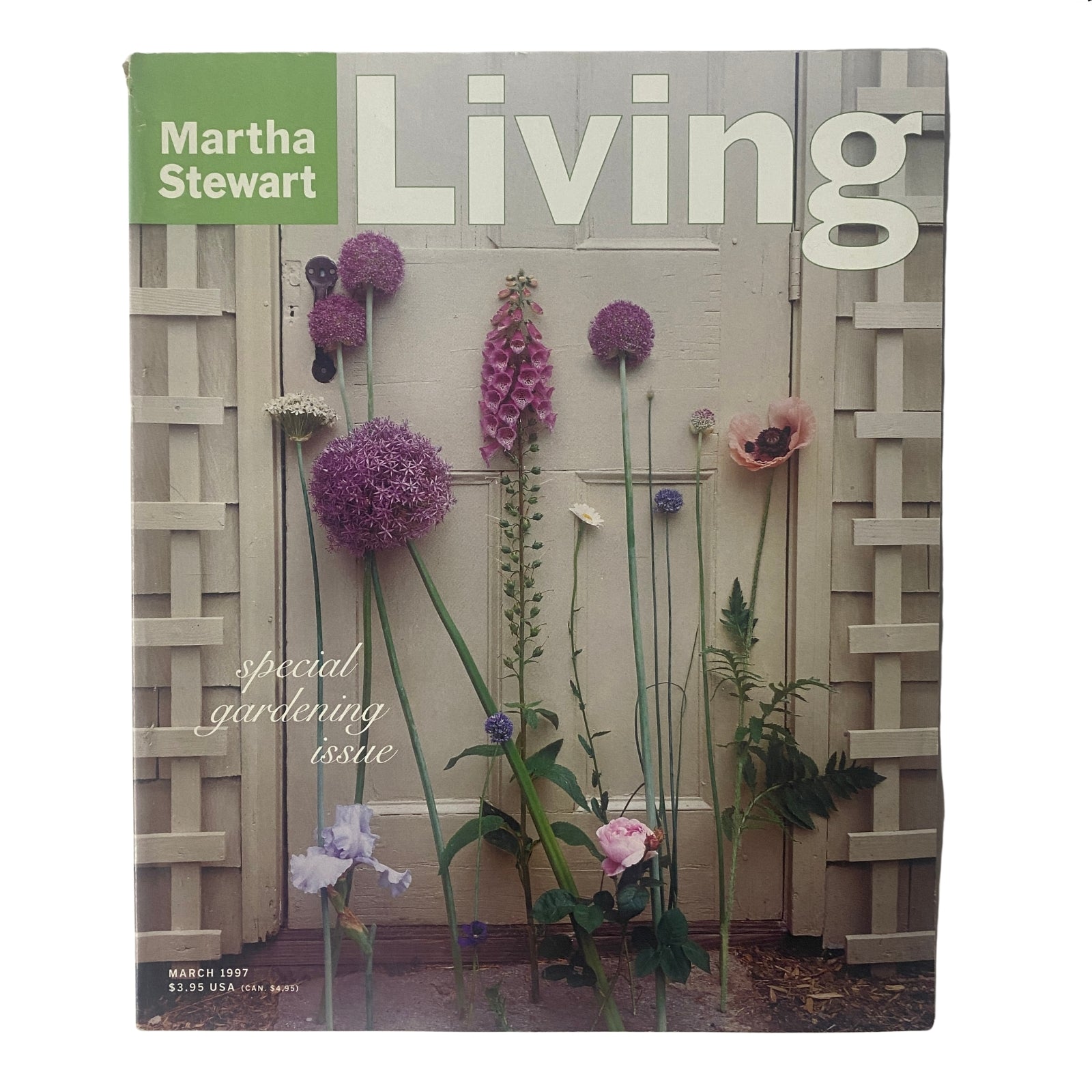 Martha Stewart Living Magazine March 1997 Late-Spring Flowers No Label VG