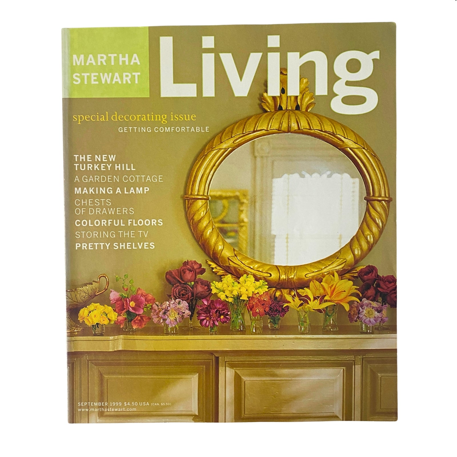 Martha Stewart Living Magazine September 1999 Decorating Issue No Label VG