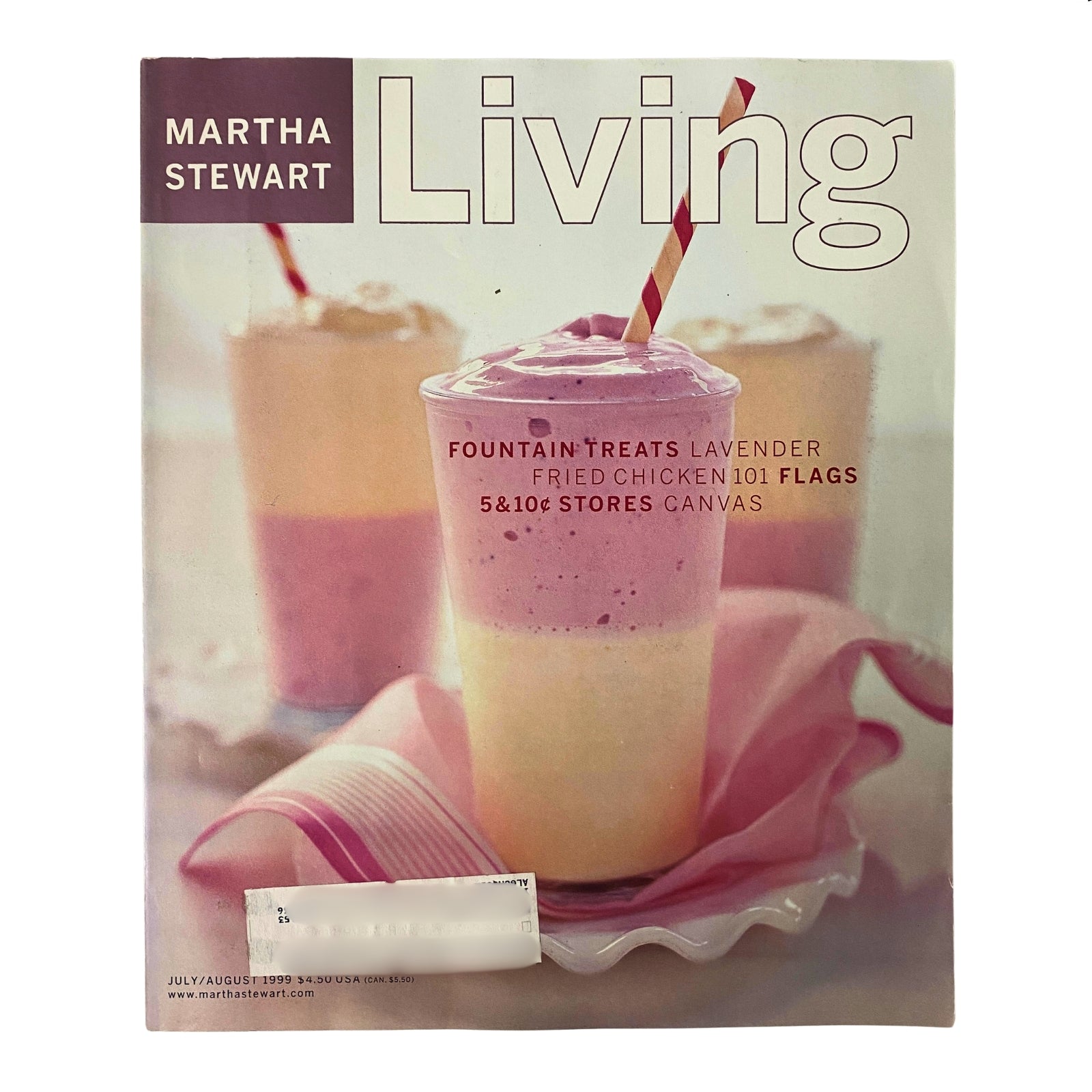 Martha Stewart Living Magazine July 1999 Fountain Treats Laveder VG