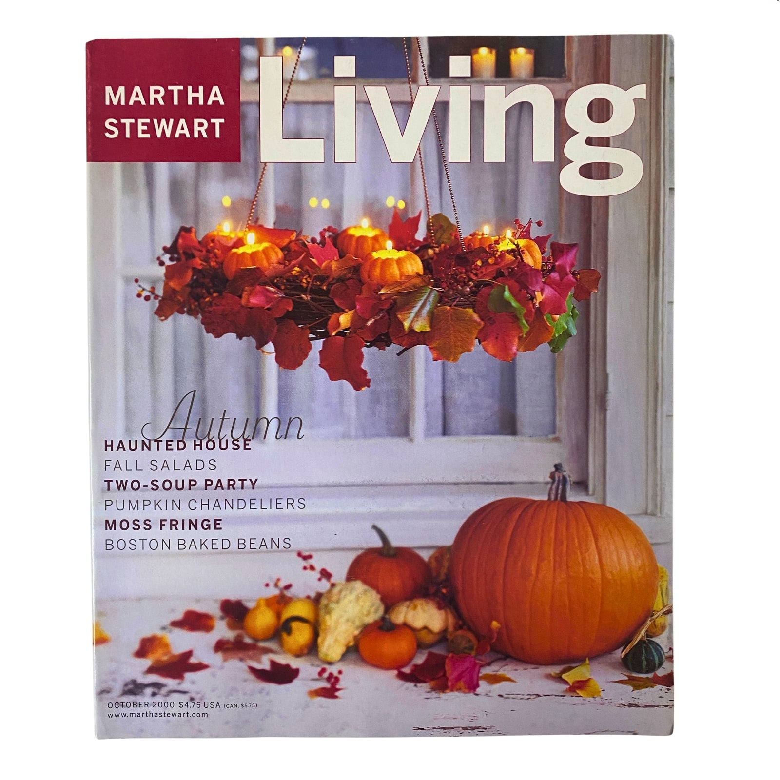 Martha Stewart Living Magazine October 2000 Autumn Haunted House No Label VG