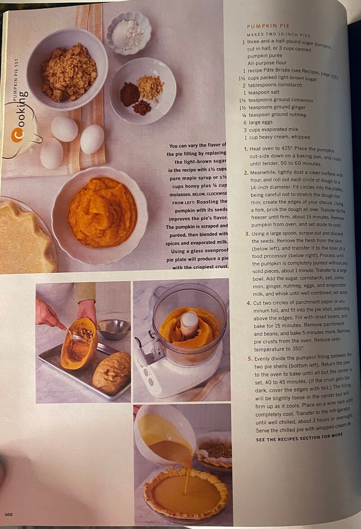 Martha Stewart Living Magazine November 2000 Portable Side Dishes No Label VG