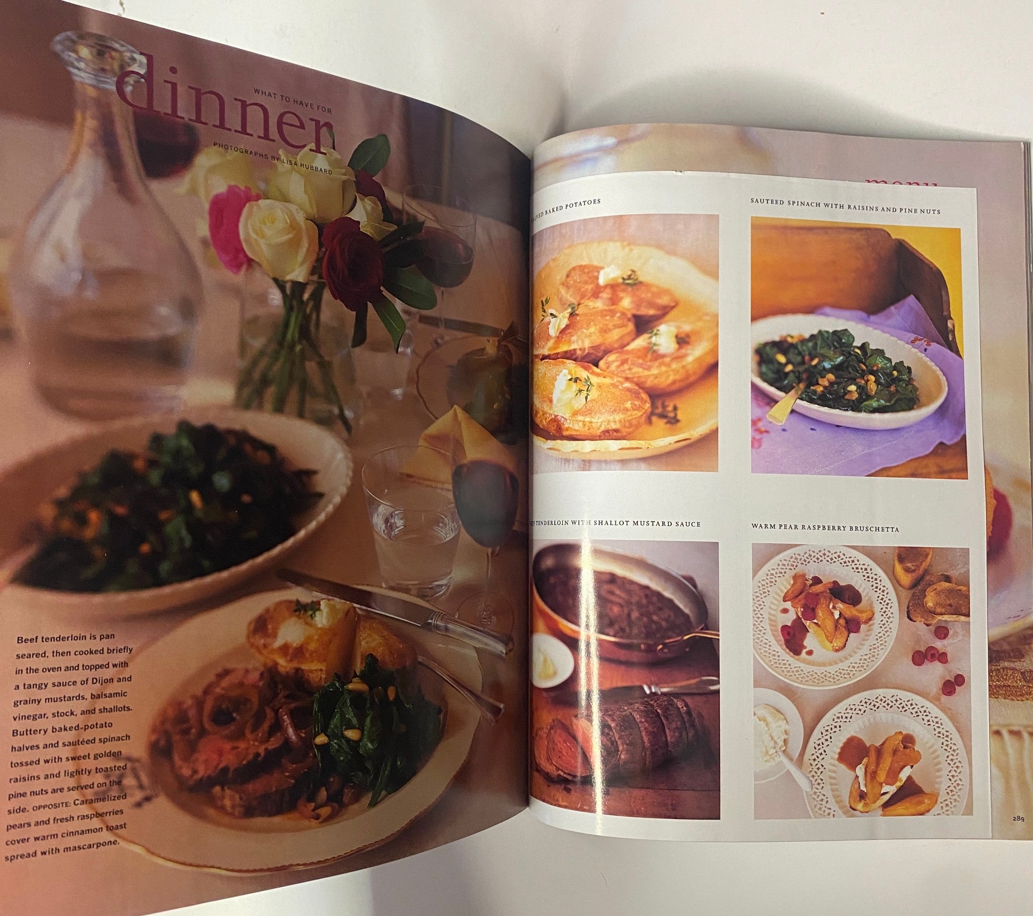 Martha Stewart Living Magazine November 2000 Portable Side Dishes No Label VG