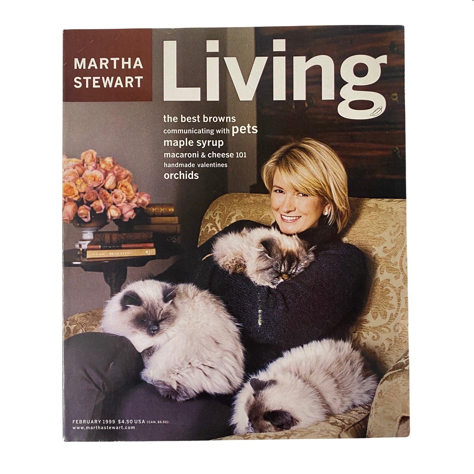 Martha Stewart Living Magazine February 1999 Martha Stewart Cover No Label