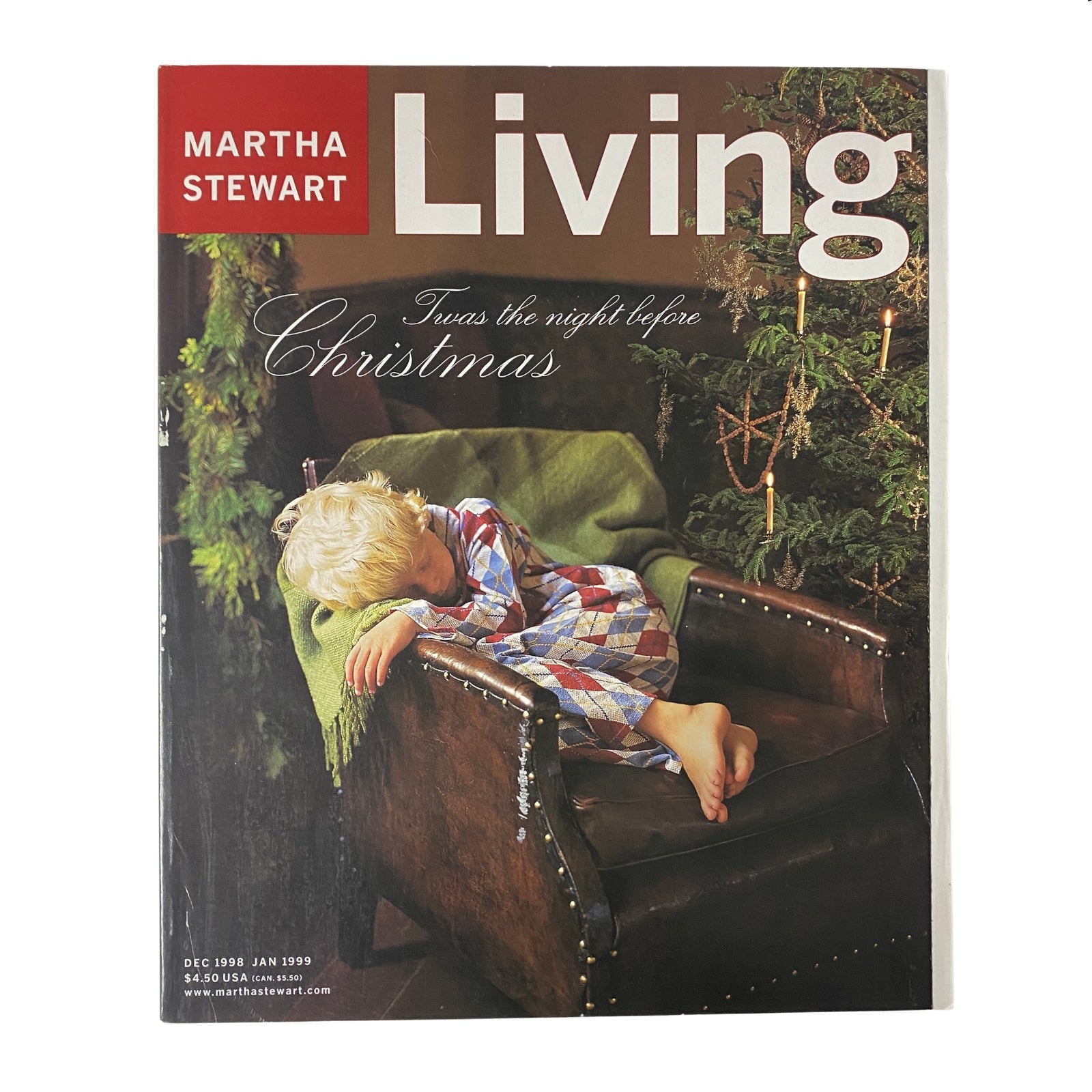 Martha Stewart Living Magazine December 1998 Charlie Plimpton Cover No Label