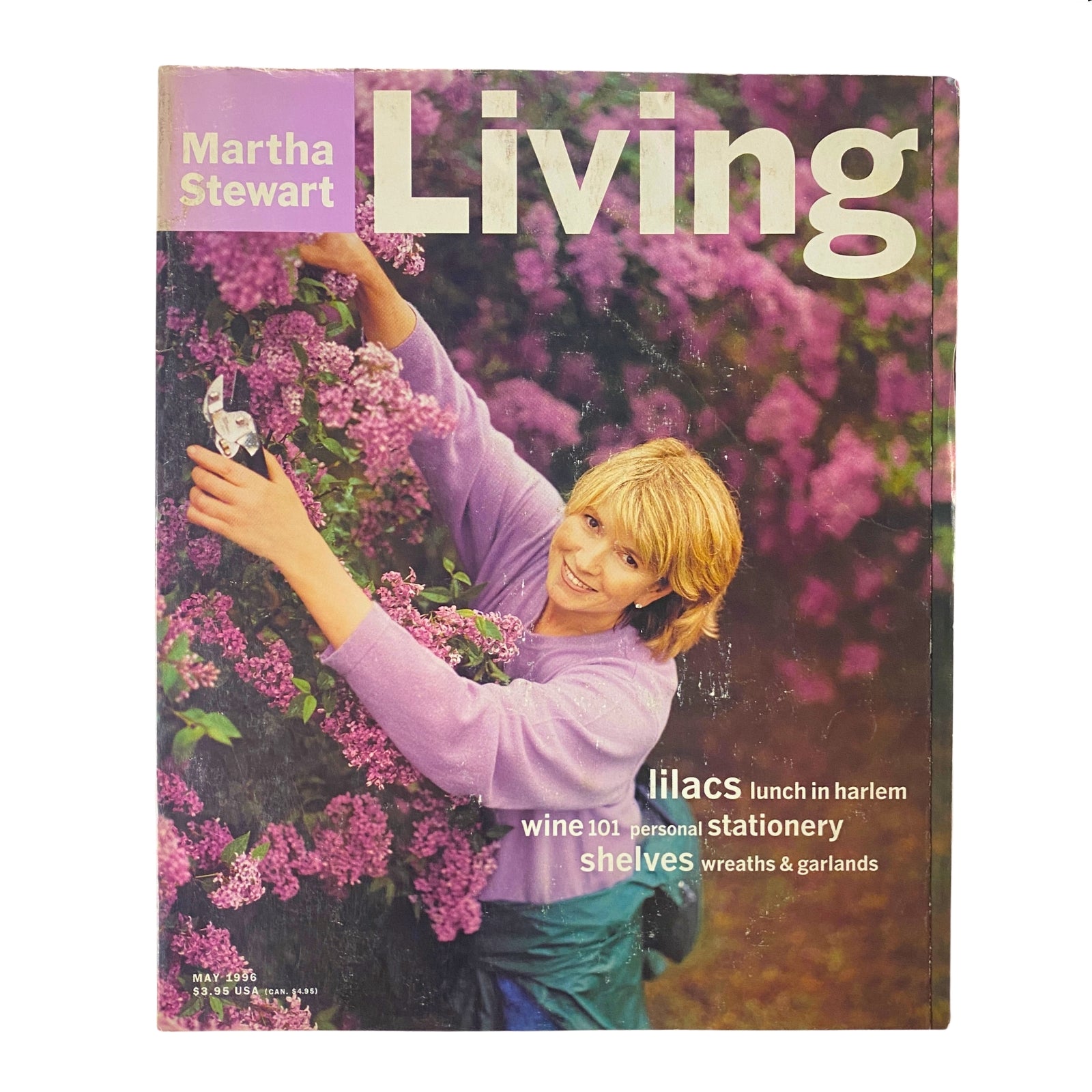 Martha Stewart Living Magazine May 1996 Martha Stewart Cover No Label