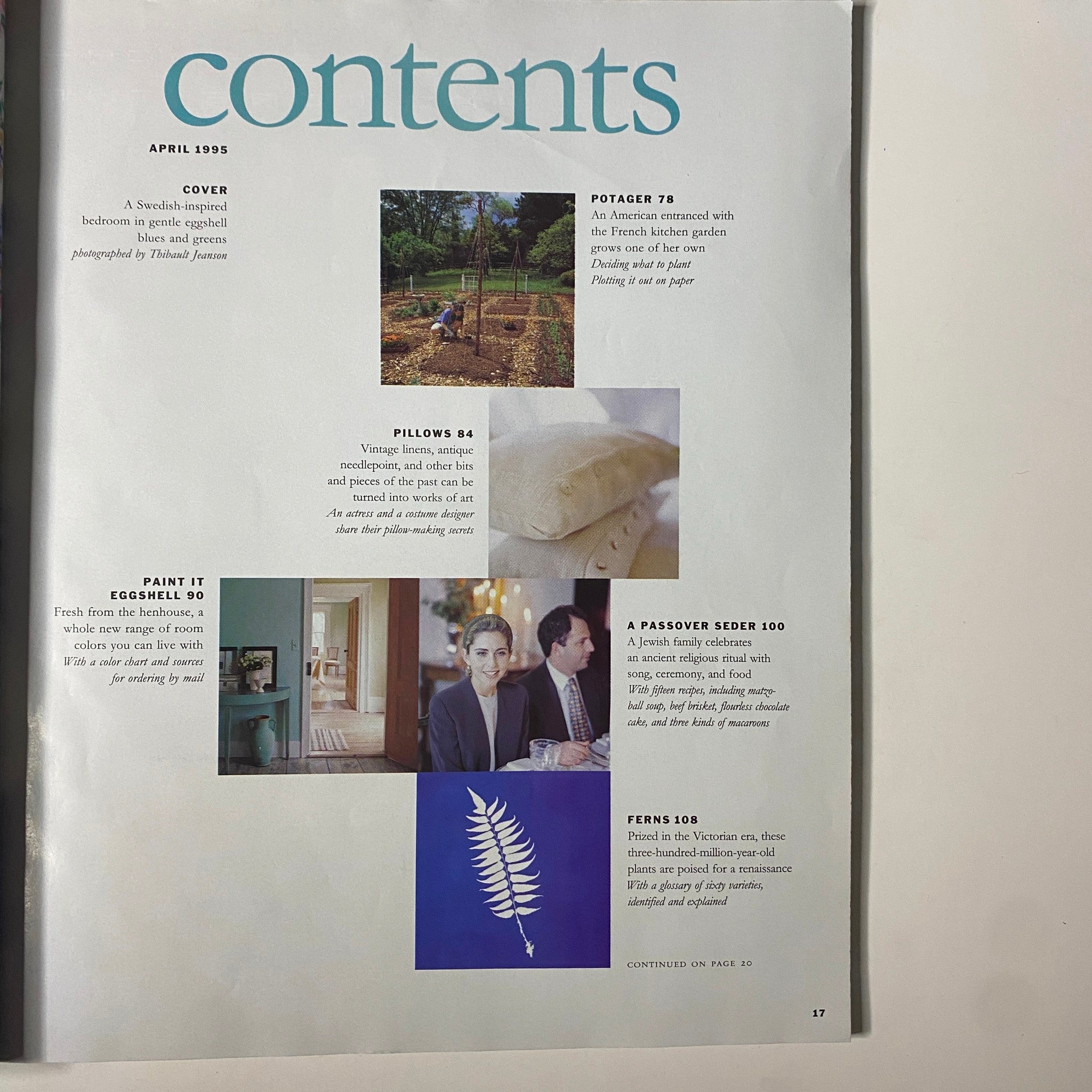 Martha Stewart Living Magazine April 1995 A Swedish-Inspired Bedroom