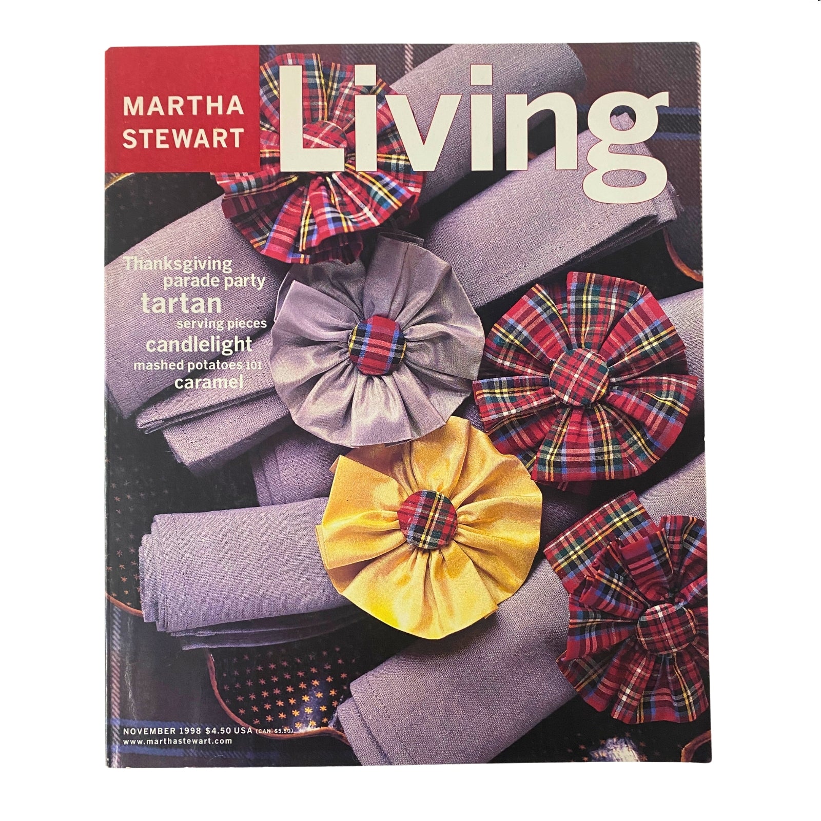 Martha Stewart Living Magazine November 1998 Thanksgiving Parade No Label VG