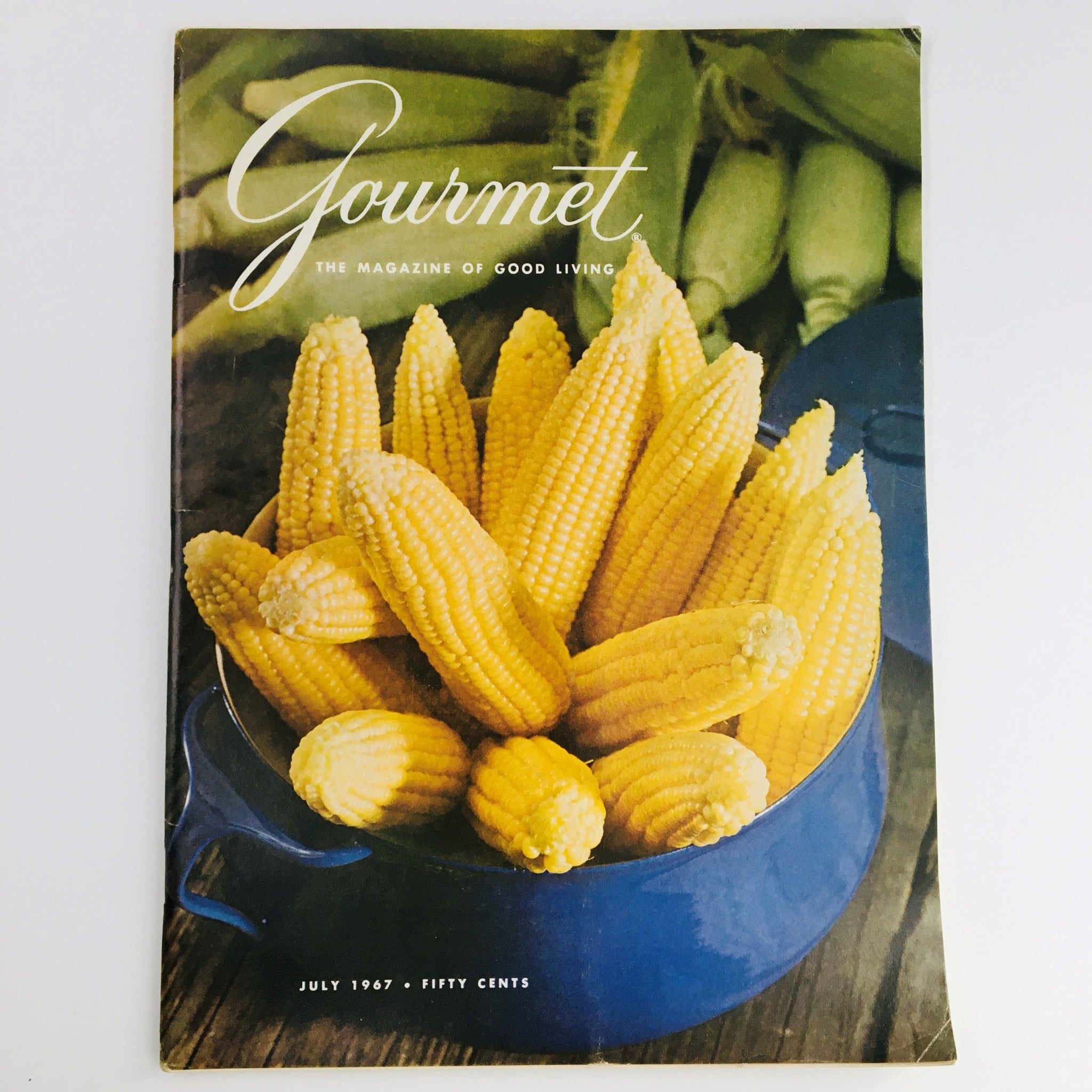 Gourmet Magazine of Good Living July 1967 The Sweet Corn of Summer, No Label