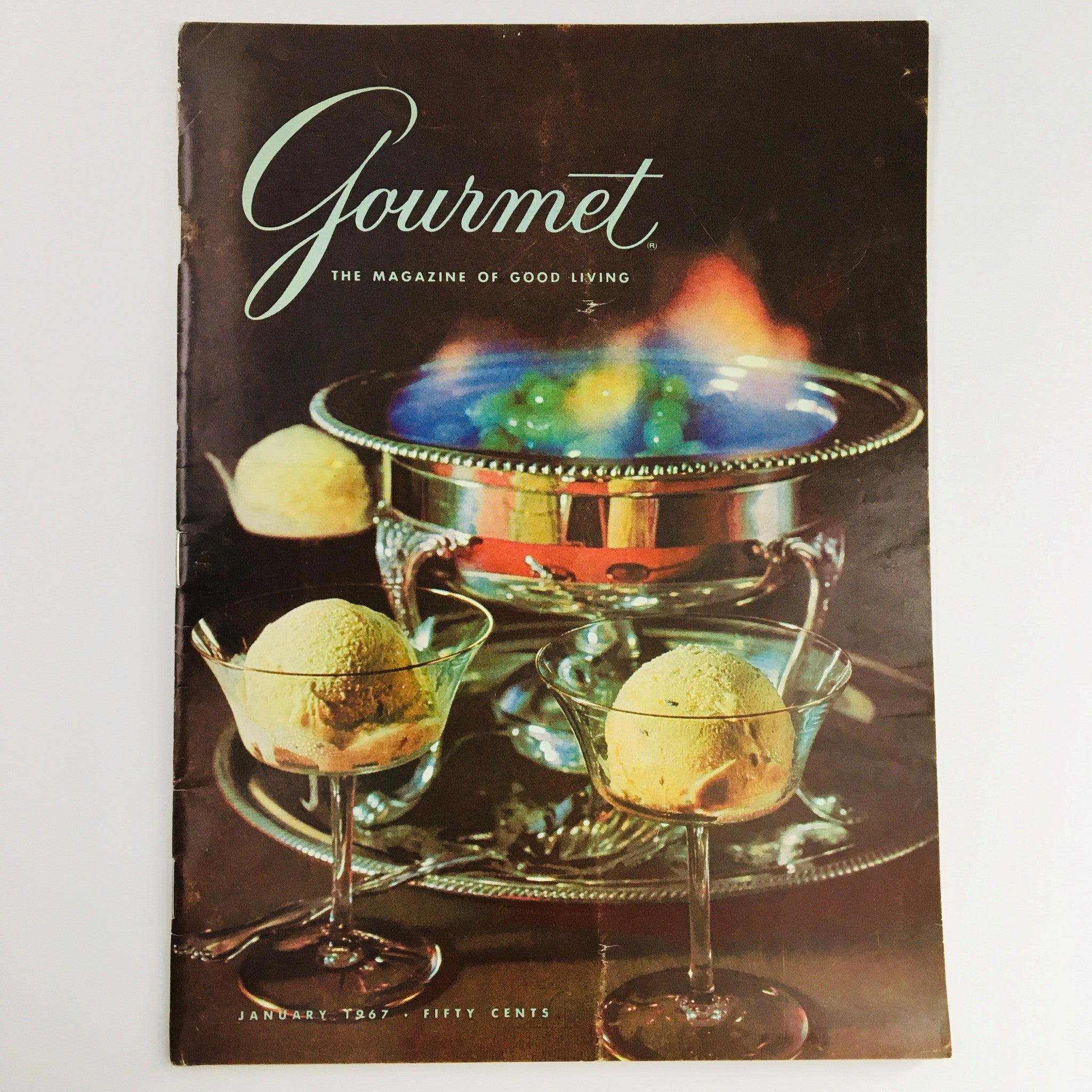 Gourmet Magazine of Good Living January 1967 The Winning Chicken, No Label