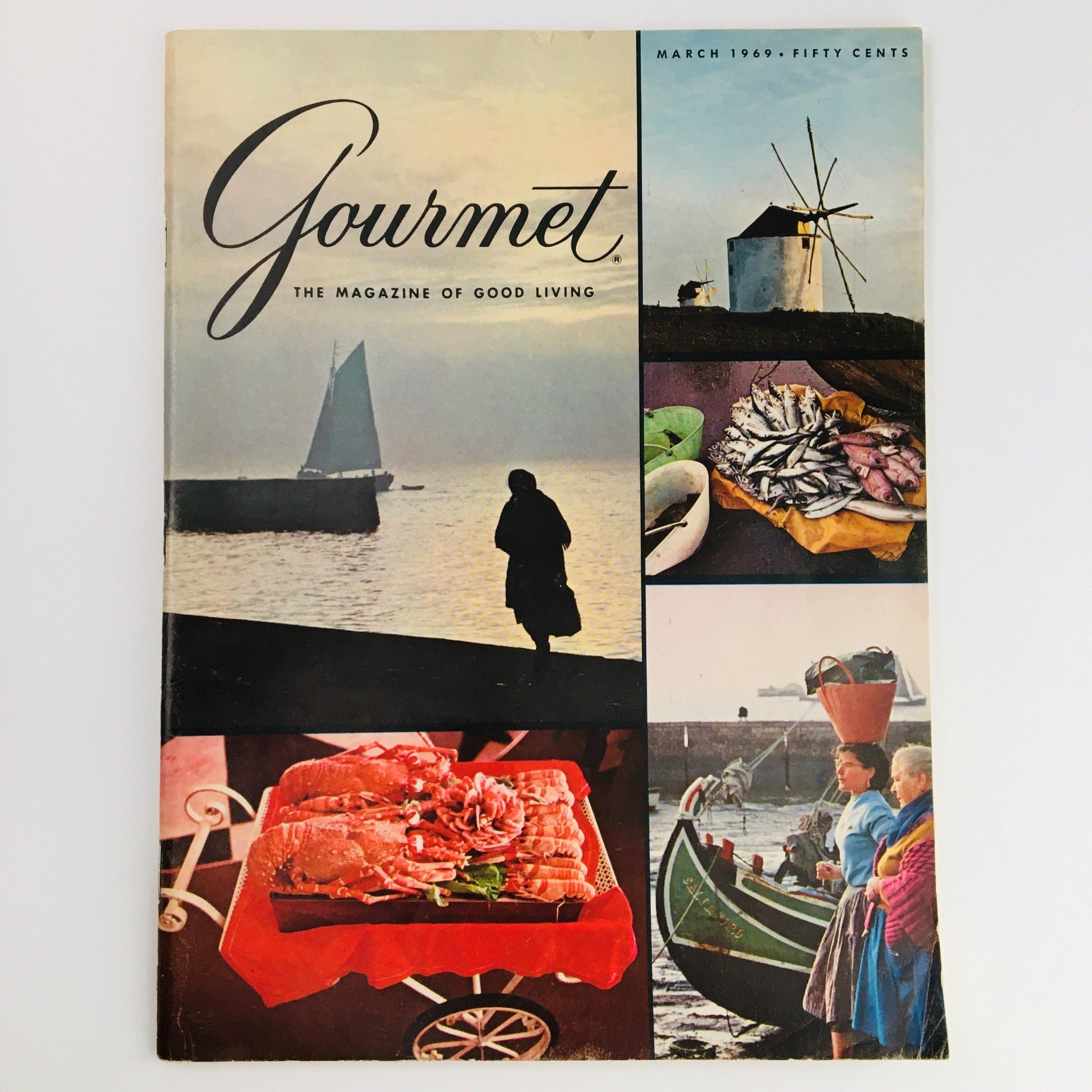 Gourmet Magazine of Good Living March 1969 Cooking with James Beard, No Label