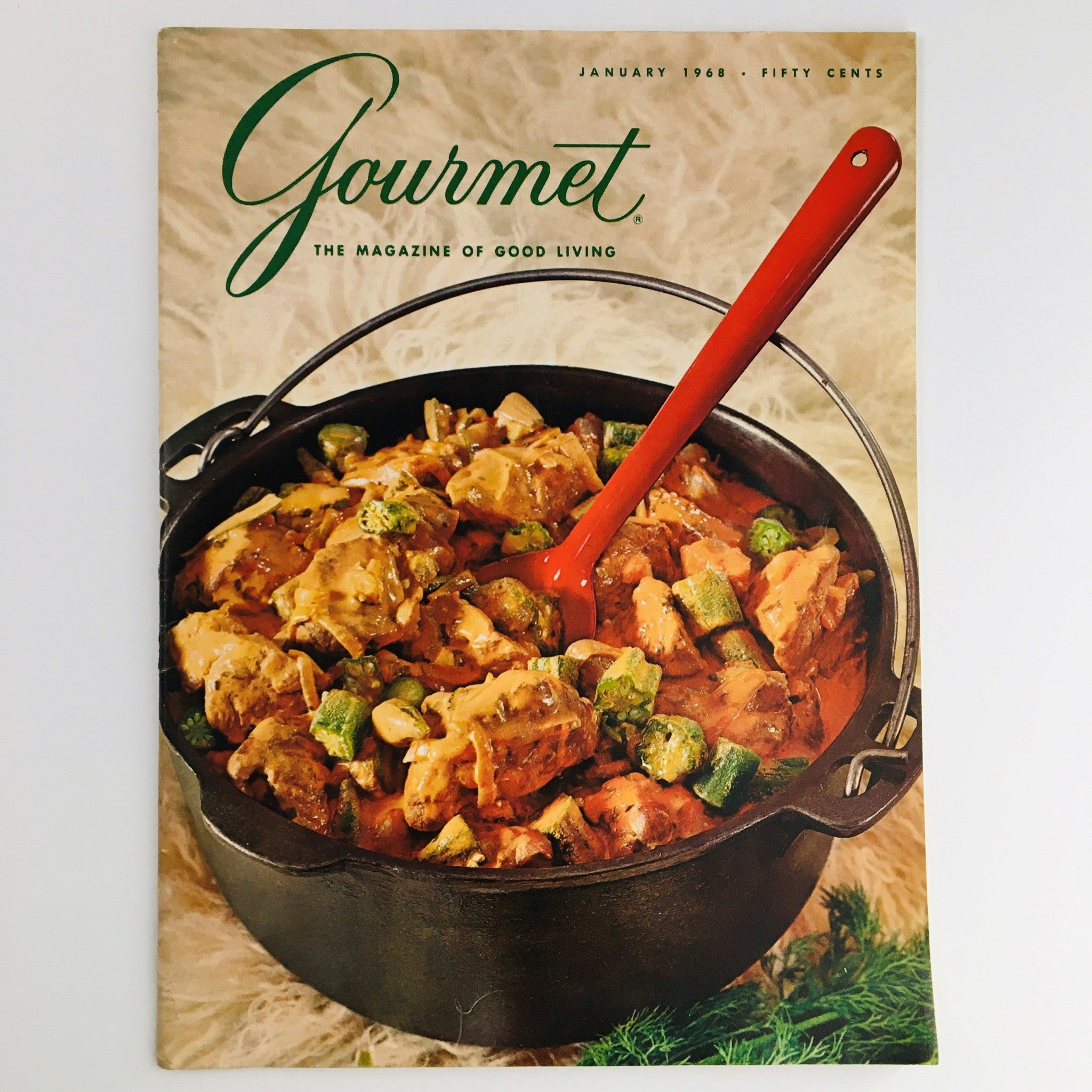 Gourmet Magazine of Good Living January 1968 A Balkan Memory, No Label VG