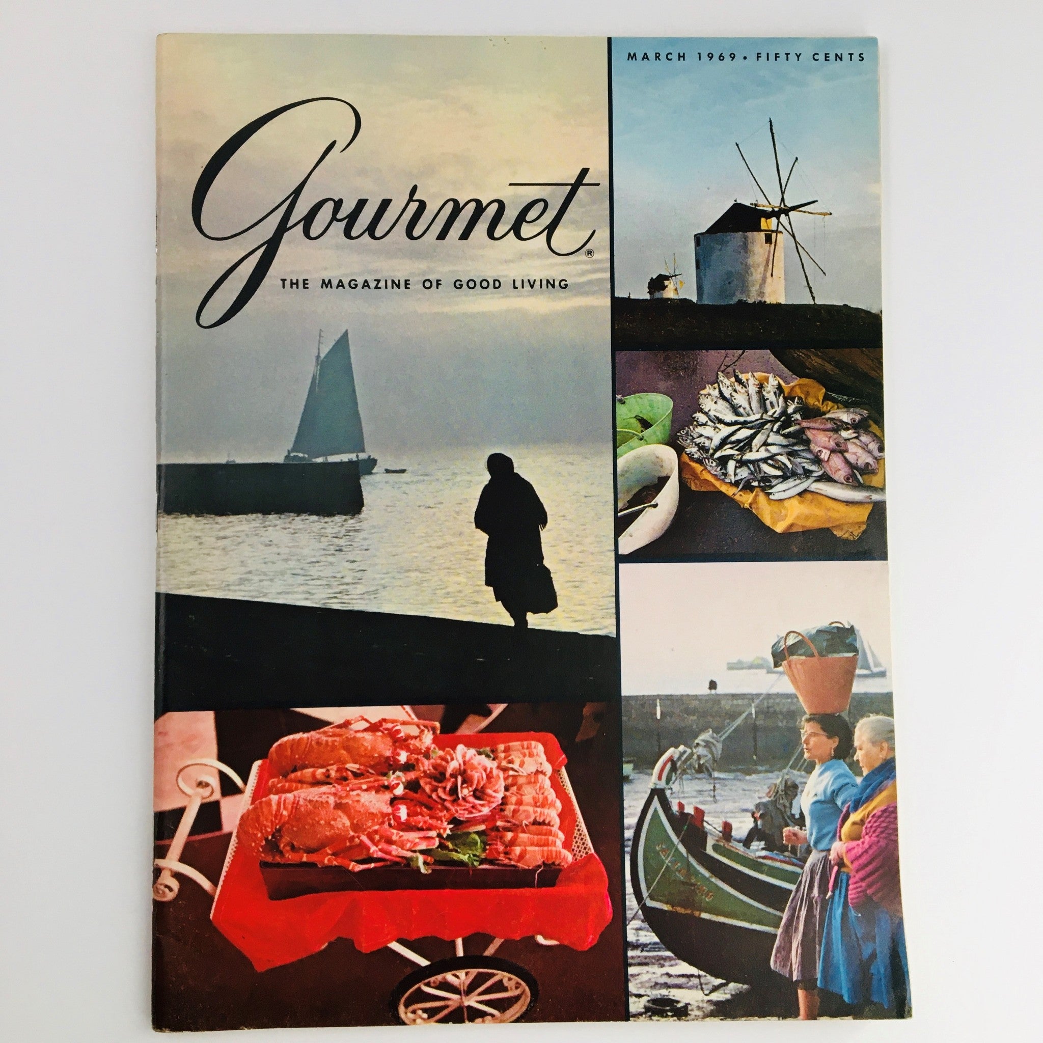 Gourmet Magazine of Good Living March 1969 Portugal Rice Dishes No Label VG