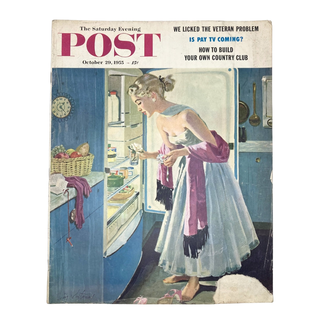 Saturday Evening Post Magazine October 29 1955 Miss Tripp - Whitmore GD Interior