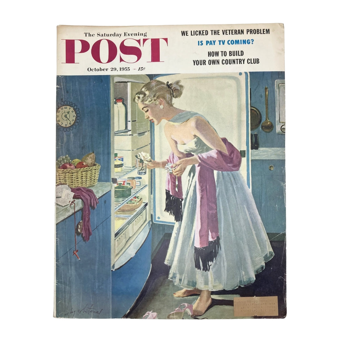 RES* Saturday Evening Post Magazine October 29 1955 Her Dance Card - Whitmore