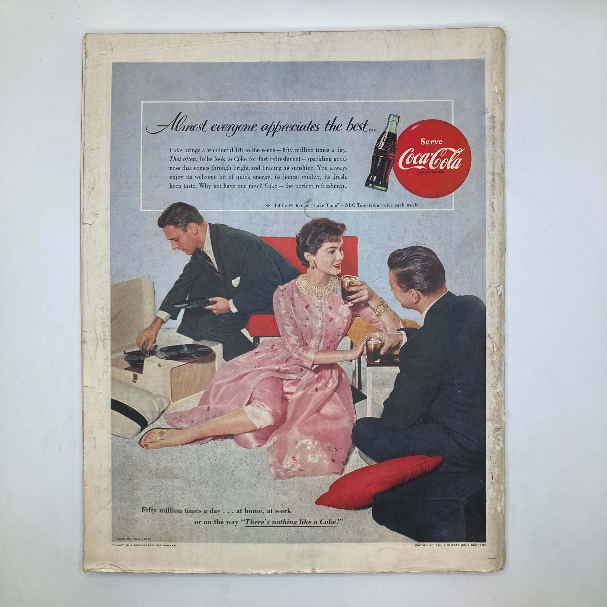 Saturday Evening Post Magazine April 16 1955 New Art Form - Norman Rockwell