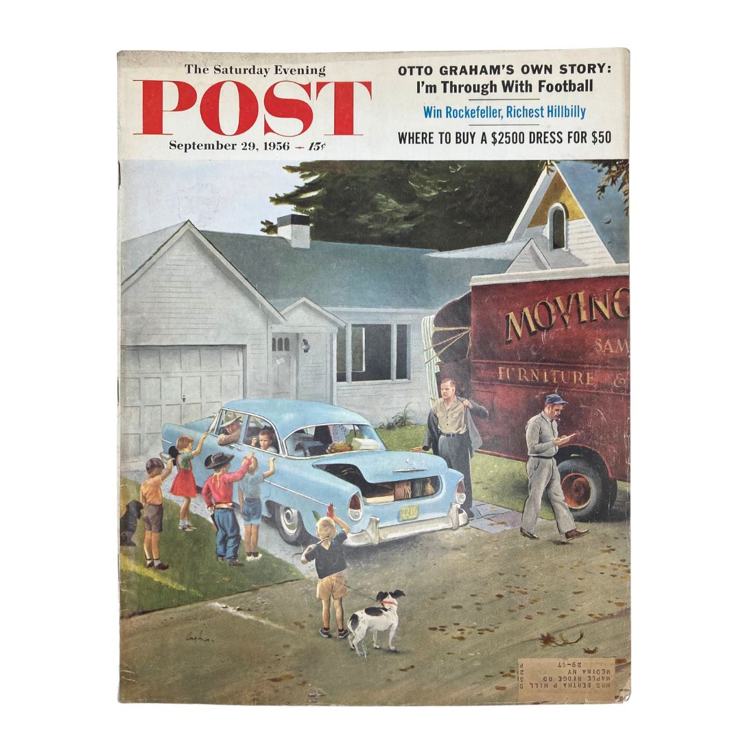 Saturday Evening Post Magazine September 29 1956 Good-by For Keeps - Hughes