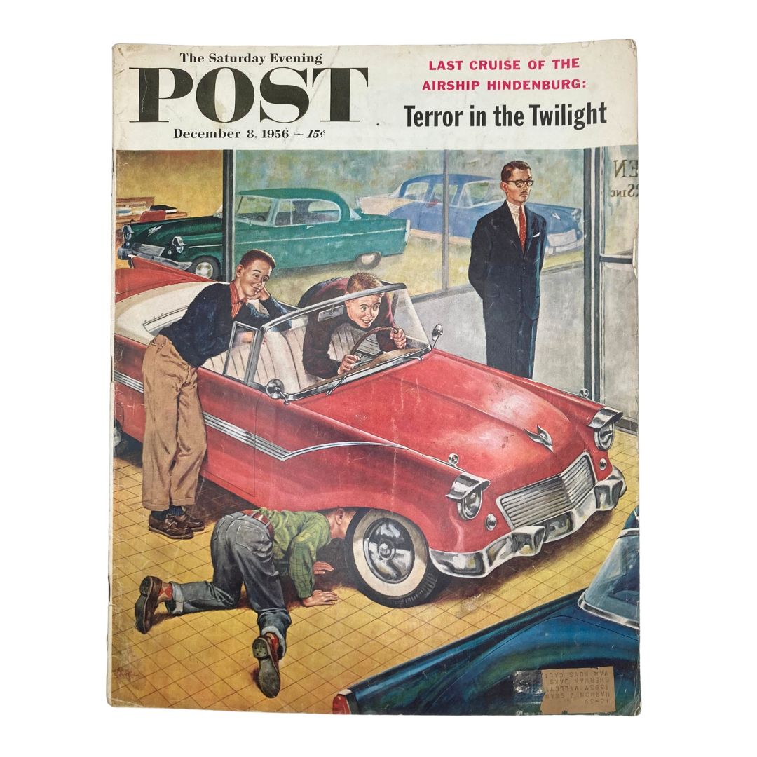 RES* Saturday Evening Post Magazine December 8 1956 Chic Cars of 1957 -Sewell