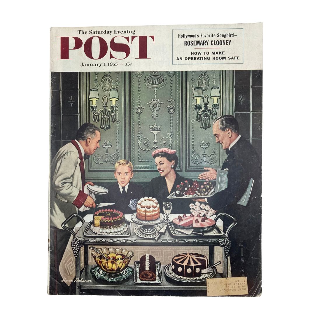 Saturday Evening Post Magazine January 1 1955 Billy Bottomlesspit - Dohanos