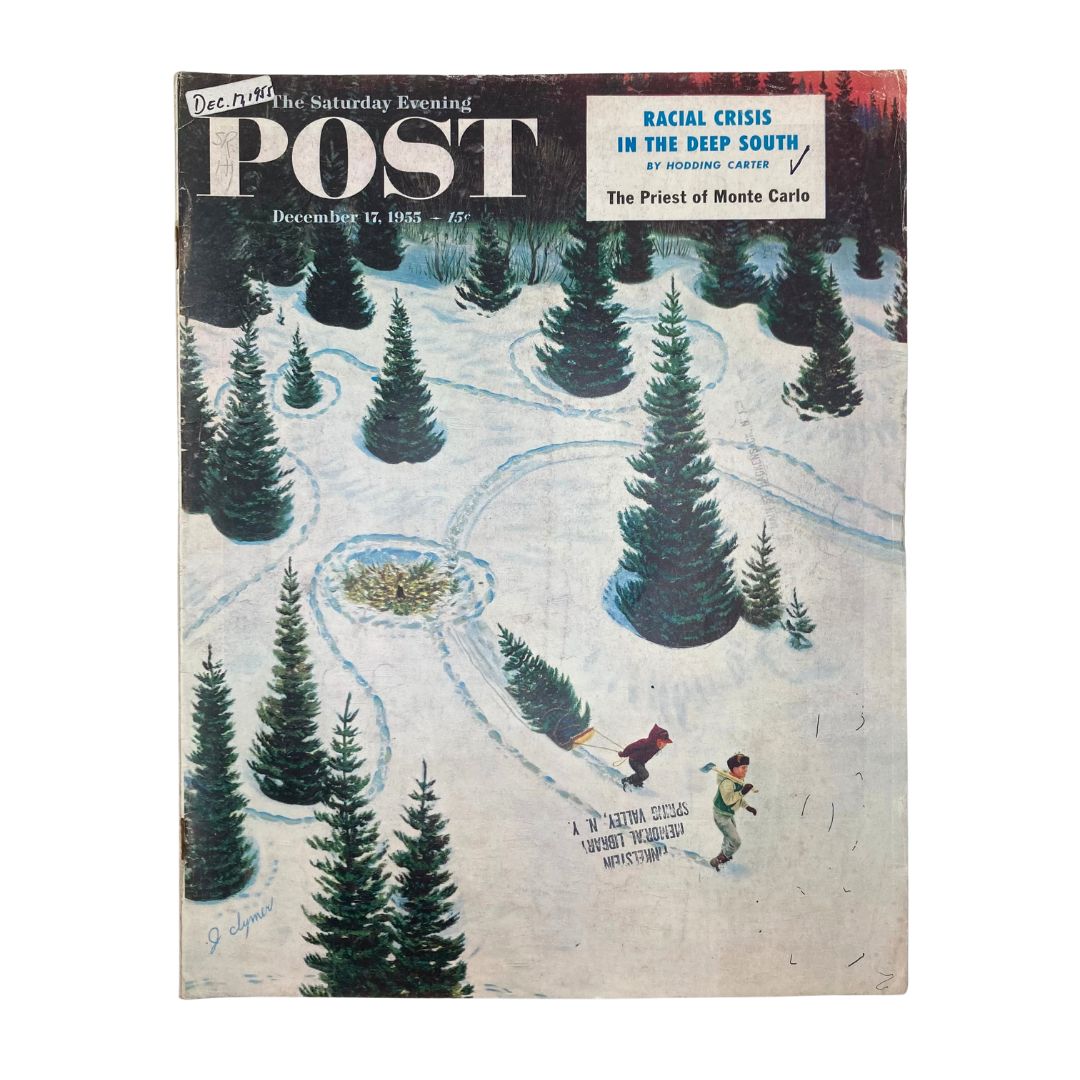 Saturday Evening Post Magazine December 17 1955 City People - Clymer No Label