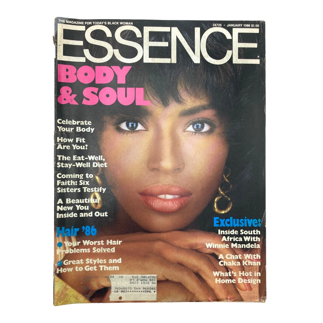 VTG Essence Magazine January 1986 Vol 16 No. 9 Danielle Wong-Stephenson Cover