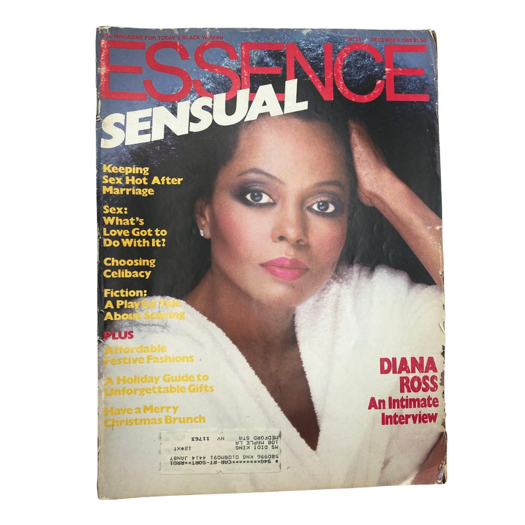 VTG Essence Magazine December 1985 Vol 16 No. 8 Diana Ross Cover