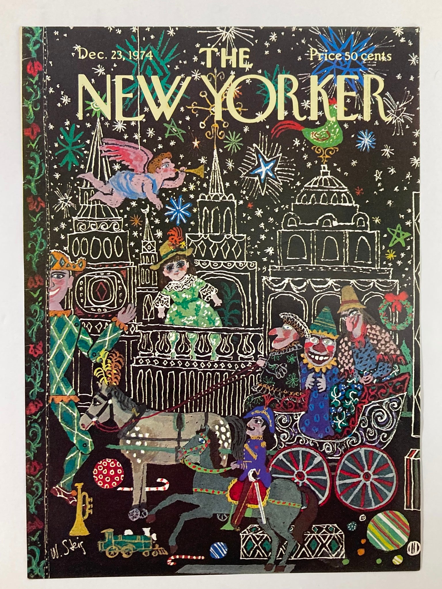 COVER ONLY The New Yorker December 23 1974 Russian Doll by Will Steig No Label