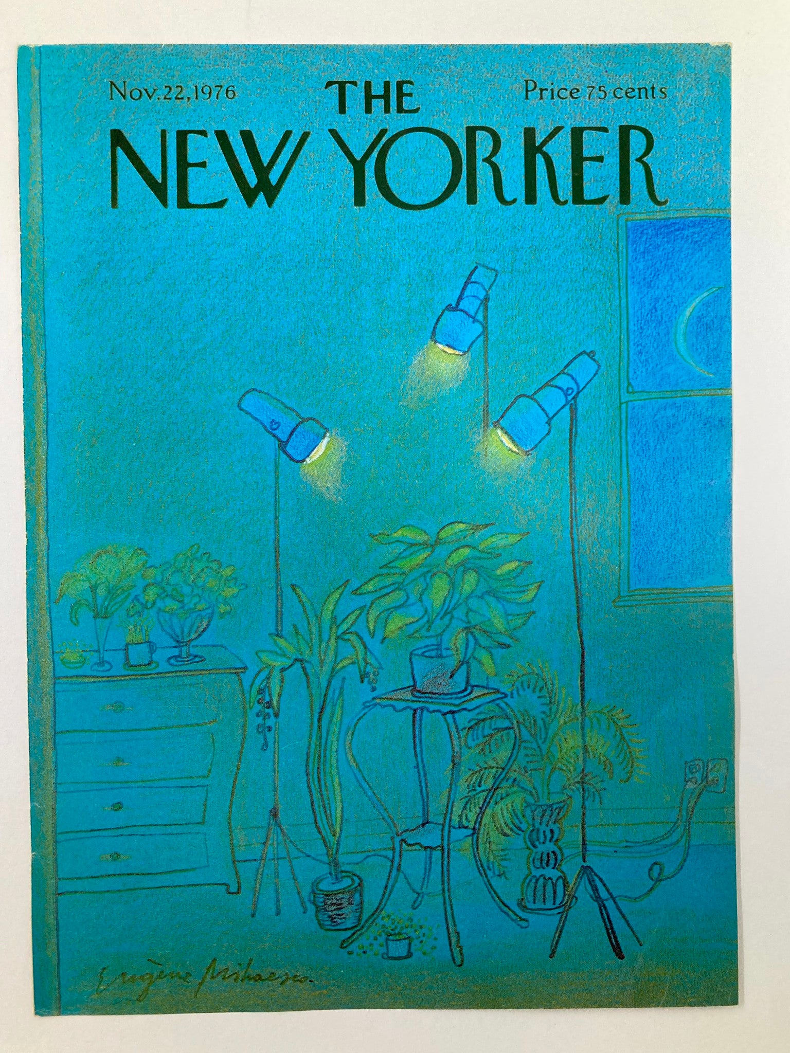 COVER ONLY The New Yorker November 22 1976 Spot Light by E. Mihaesco No Label