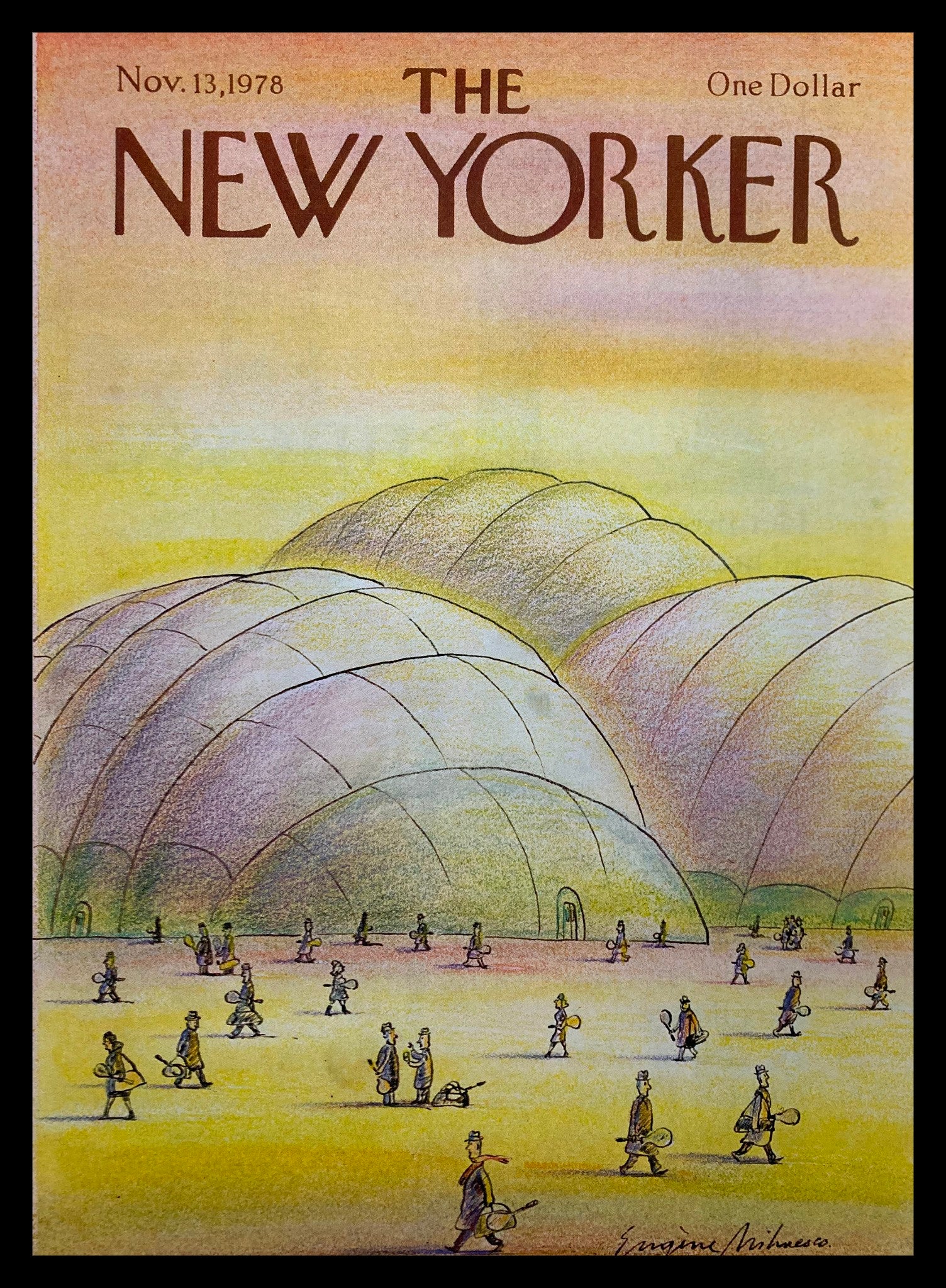 COVER ONLY The New Yorker November 13 1978 The Dome by Eugene Mihaesco No Label