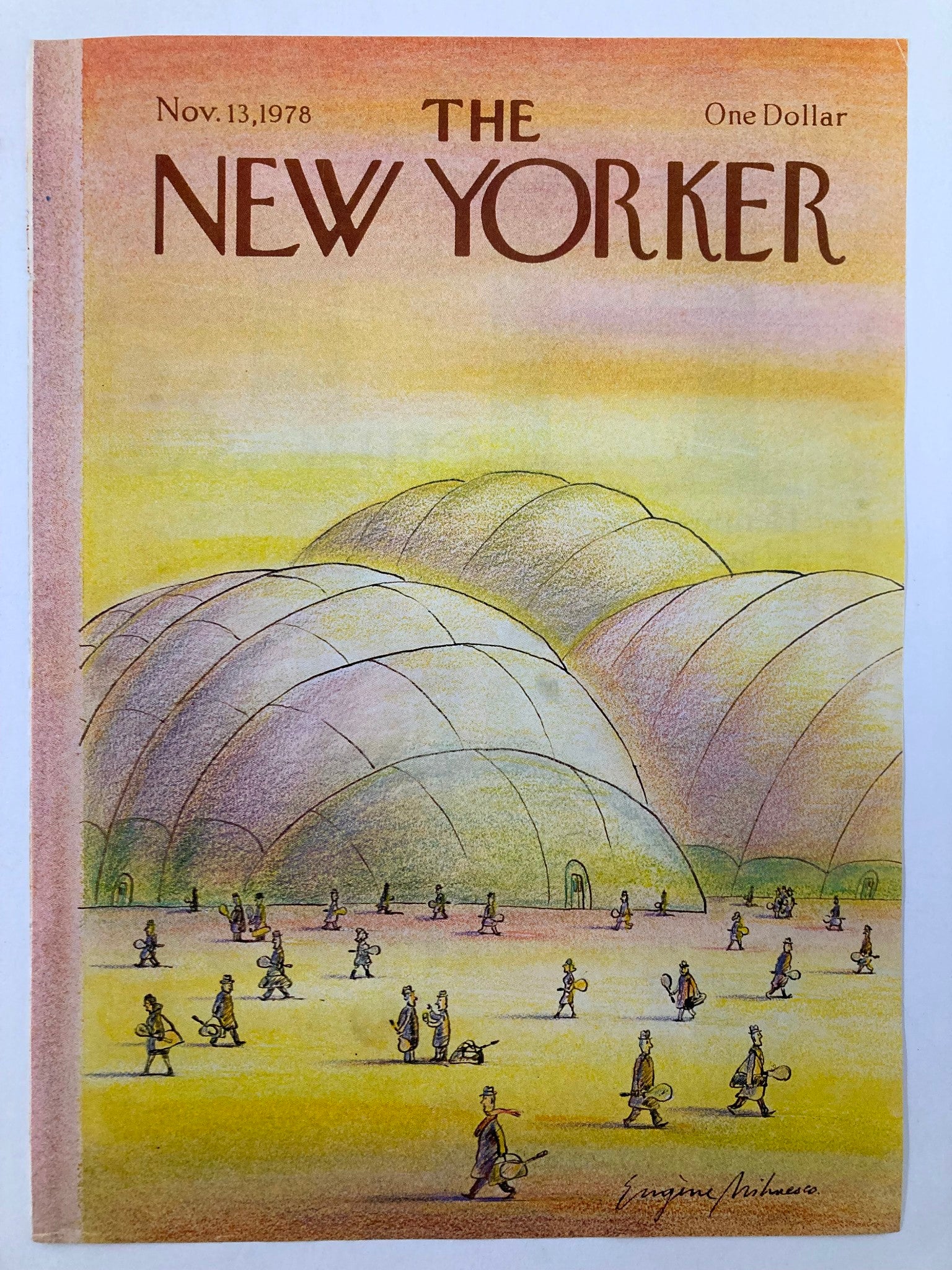 COVER ONLY The New Yorker November 13 1978 The Dome by Eugene Mihaesco No Label