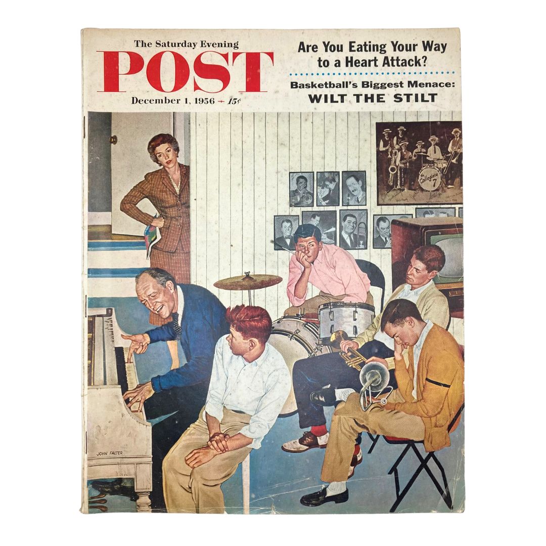 Saturday Evening Post Magazine December 1 1956 Mr. Tinkelpaugh - Falter No Label