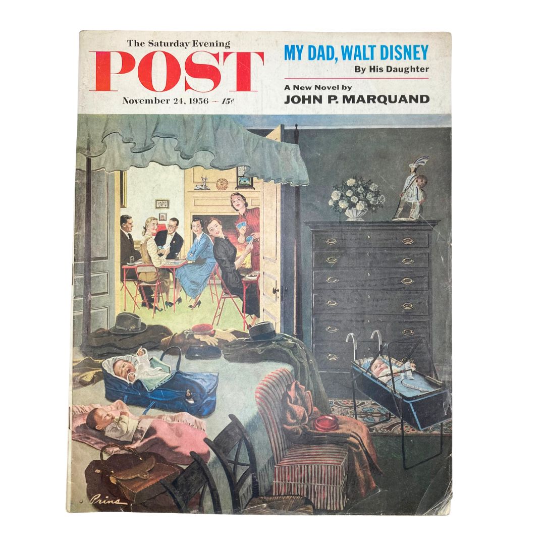 Saturday Evening Post Magazine November 24 1956 Boy Blues - Ben Prins No Label