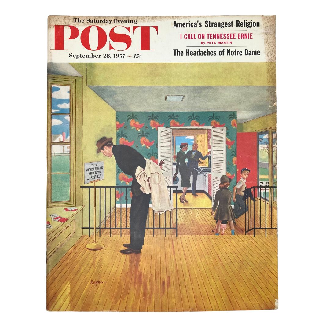 Saturday Evening Post Magazine September 28 1957 Mr. Buyer - Hughes No Label