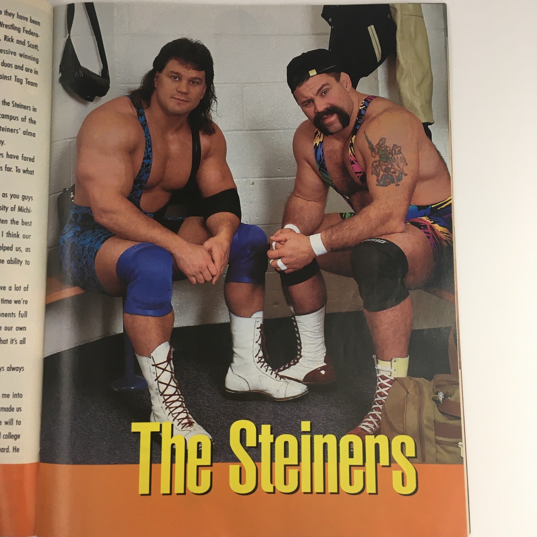 WWF Magazine April 1993 Yokozuna & The Steiners Brothers & Tatanka Beat Shawn VG