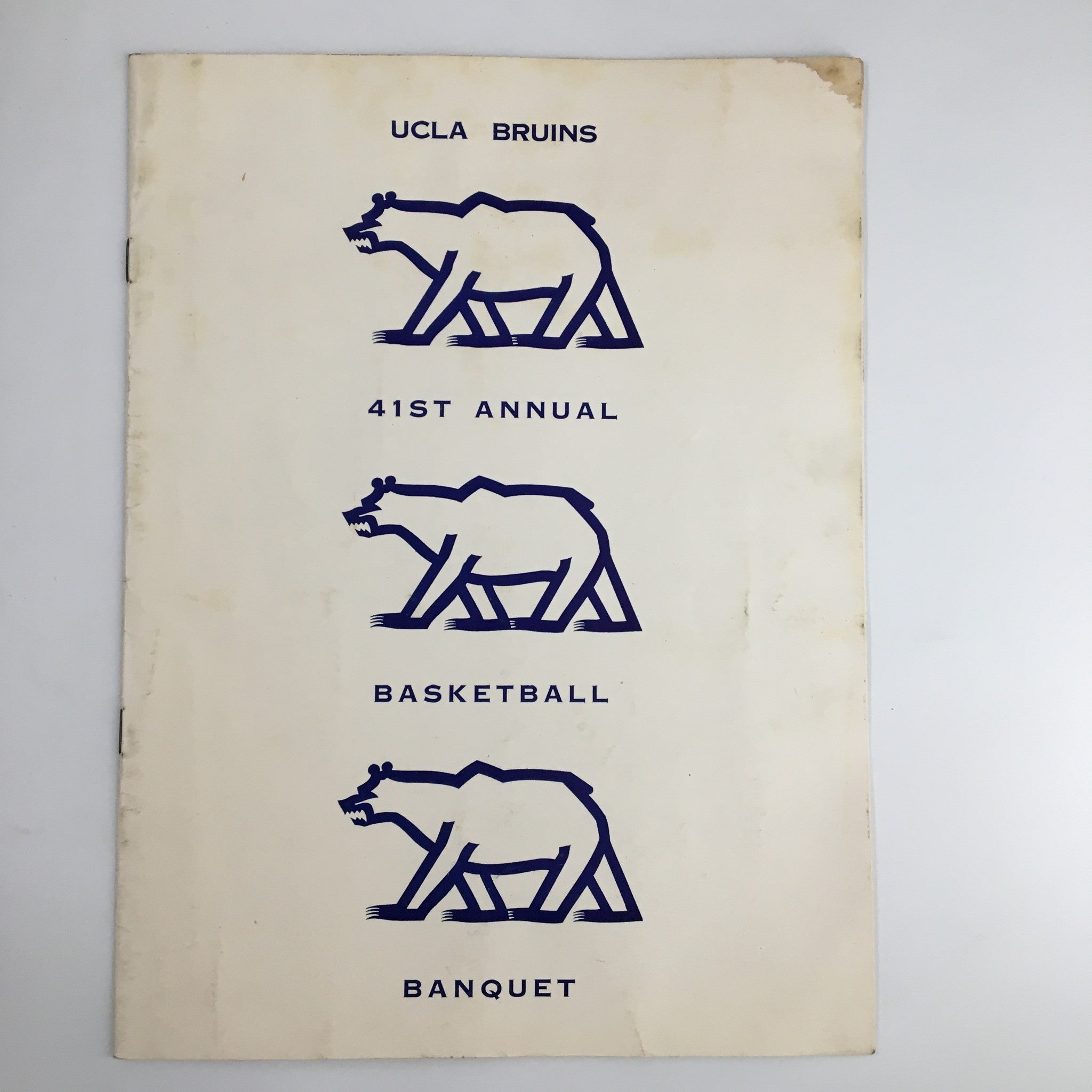 1960 NCAA UCLA Bruins Coach John Wooden Annual Basketball Banquet