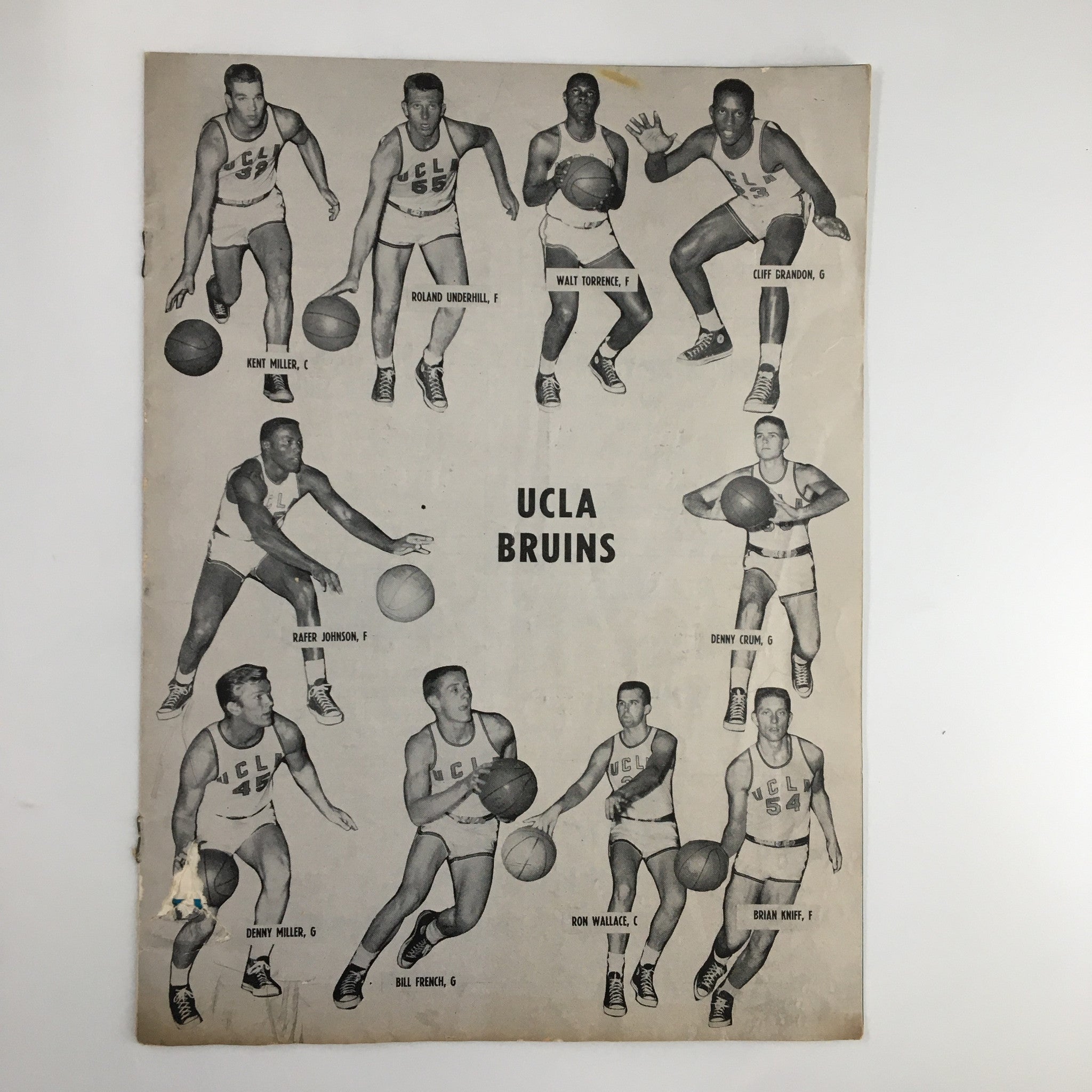 December 20 1958 NCAA Basketball Colorado vs UCLA The Hoop Official Program