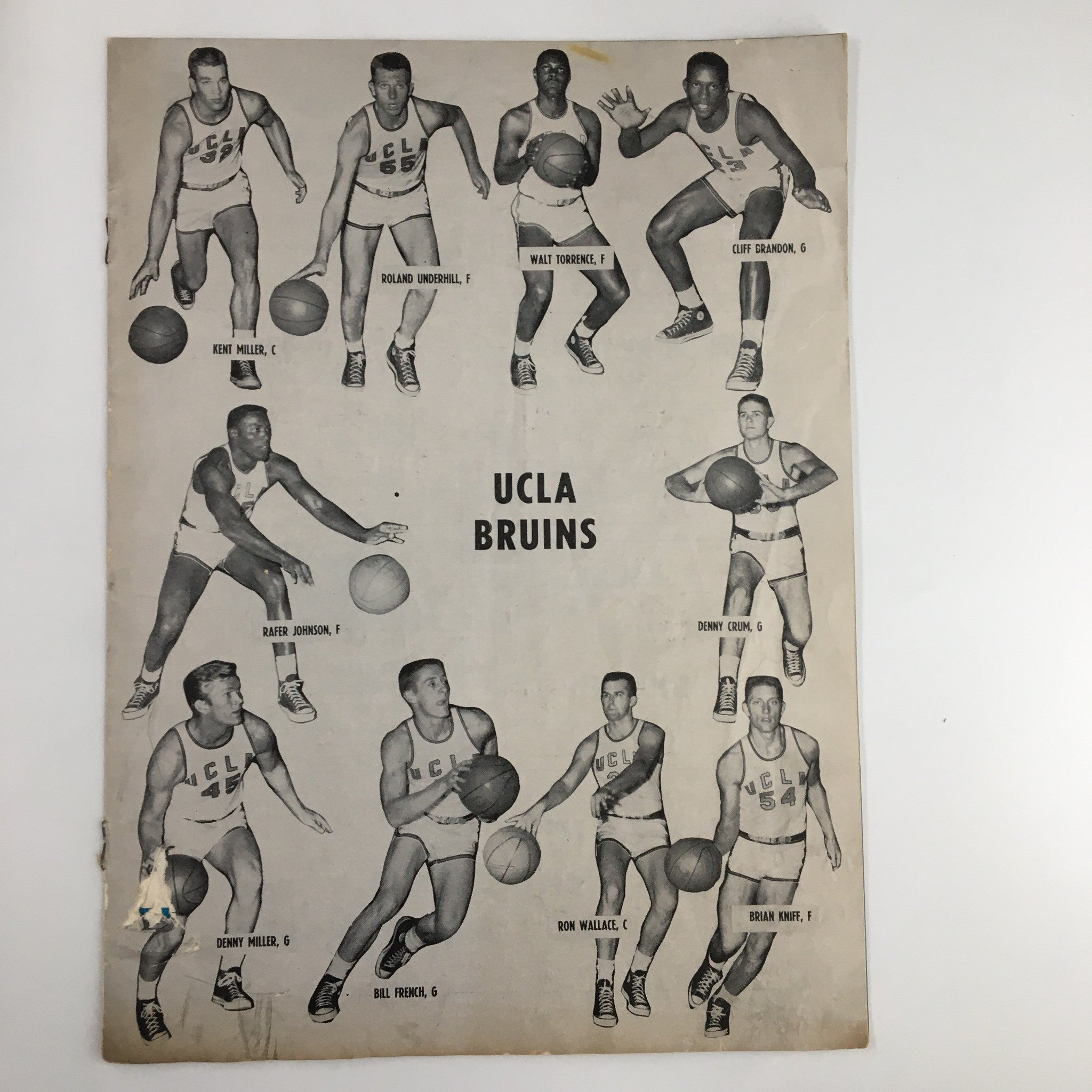 December 20 1958 NCAA Basketball Colorado vs UCLA The Hoop Official Program