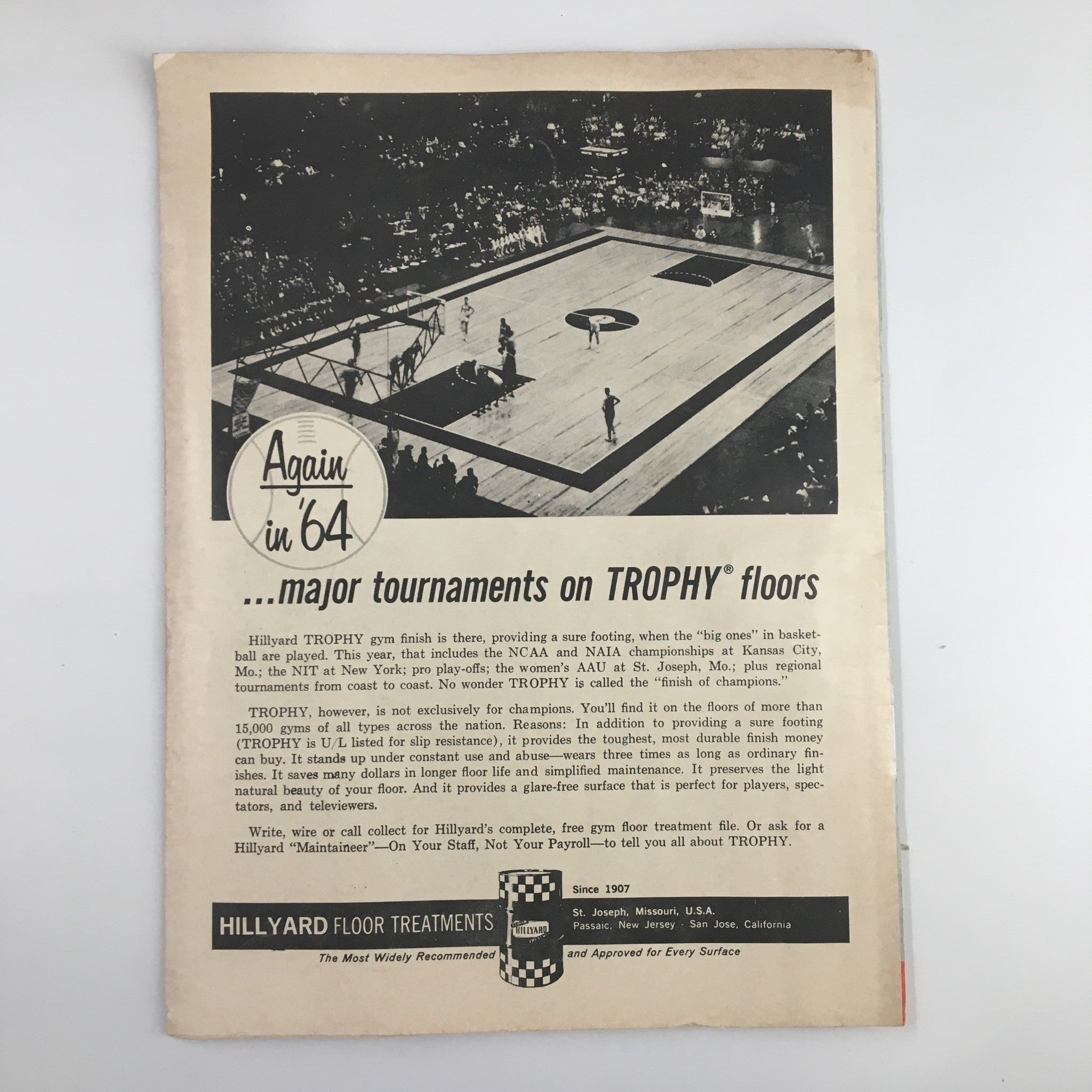 March 13-14 1964 NCAA Basketball Seattle vs UCLA Far West Regional Playoffs