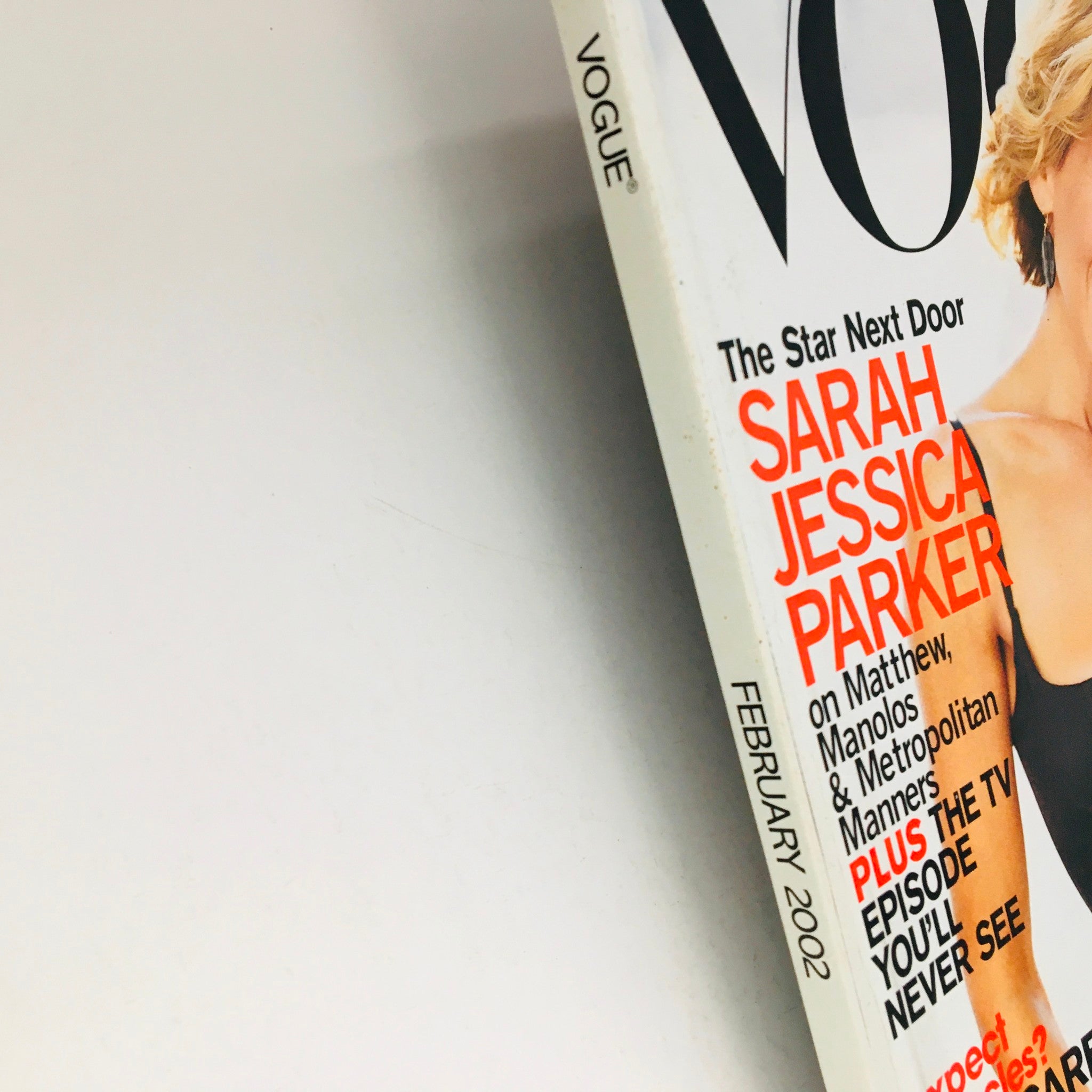 Vogue Magazine February 2002 American Actress Sarah Jessica Parker, No Label VG