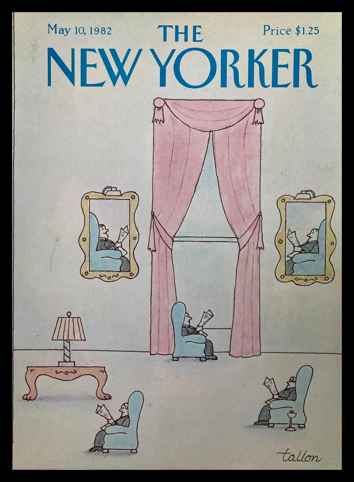 COVER ONLY The New Yorker May 10 1982 Businessman by Robert Tallon No Label