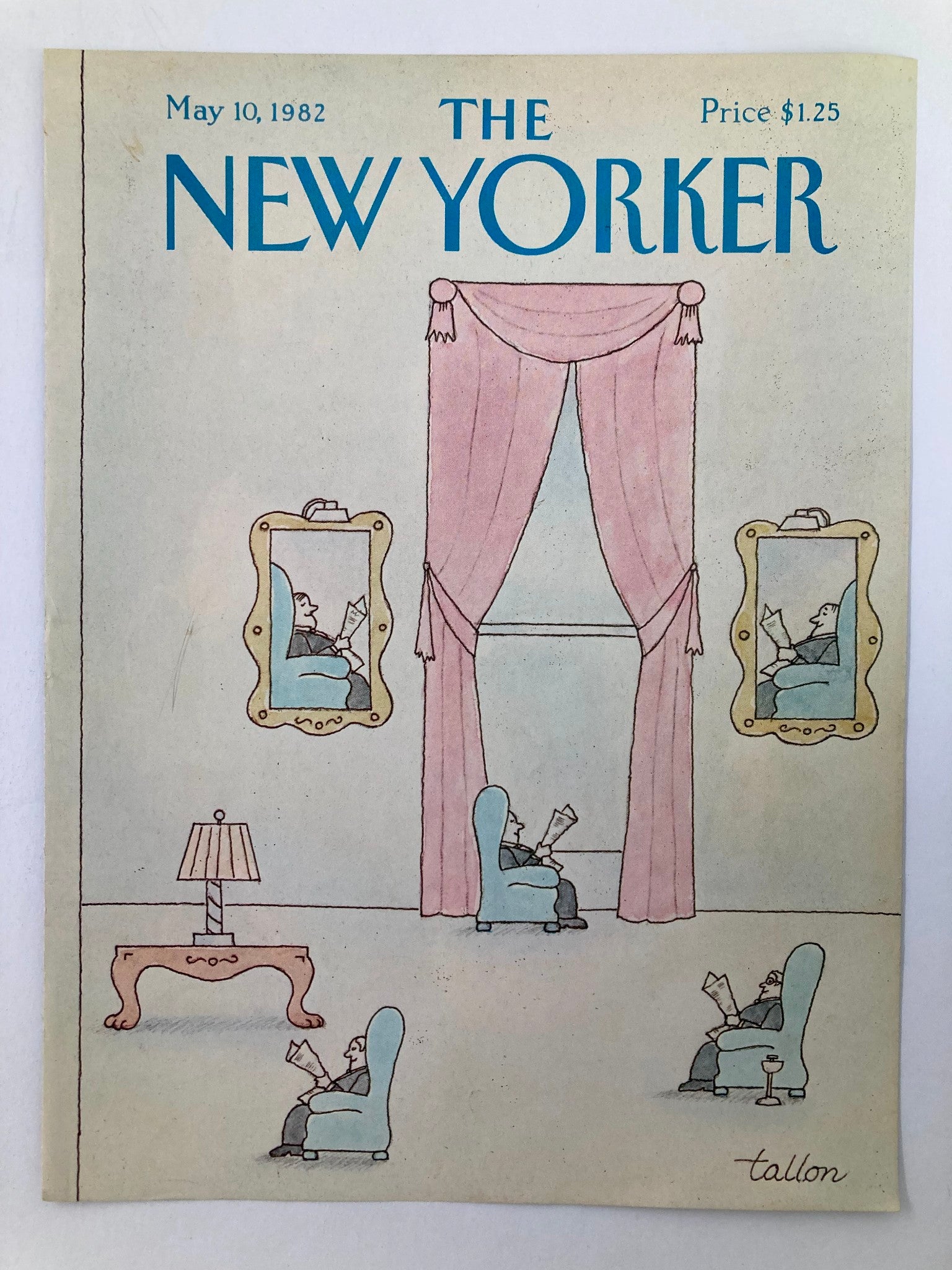 COVER ONLY The New Yorker May 10 1982 Businessman by Robert Tallon No Label