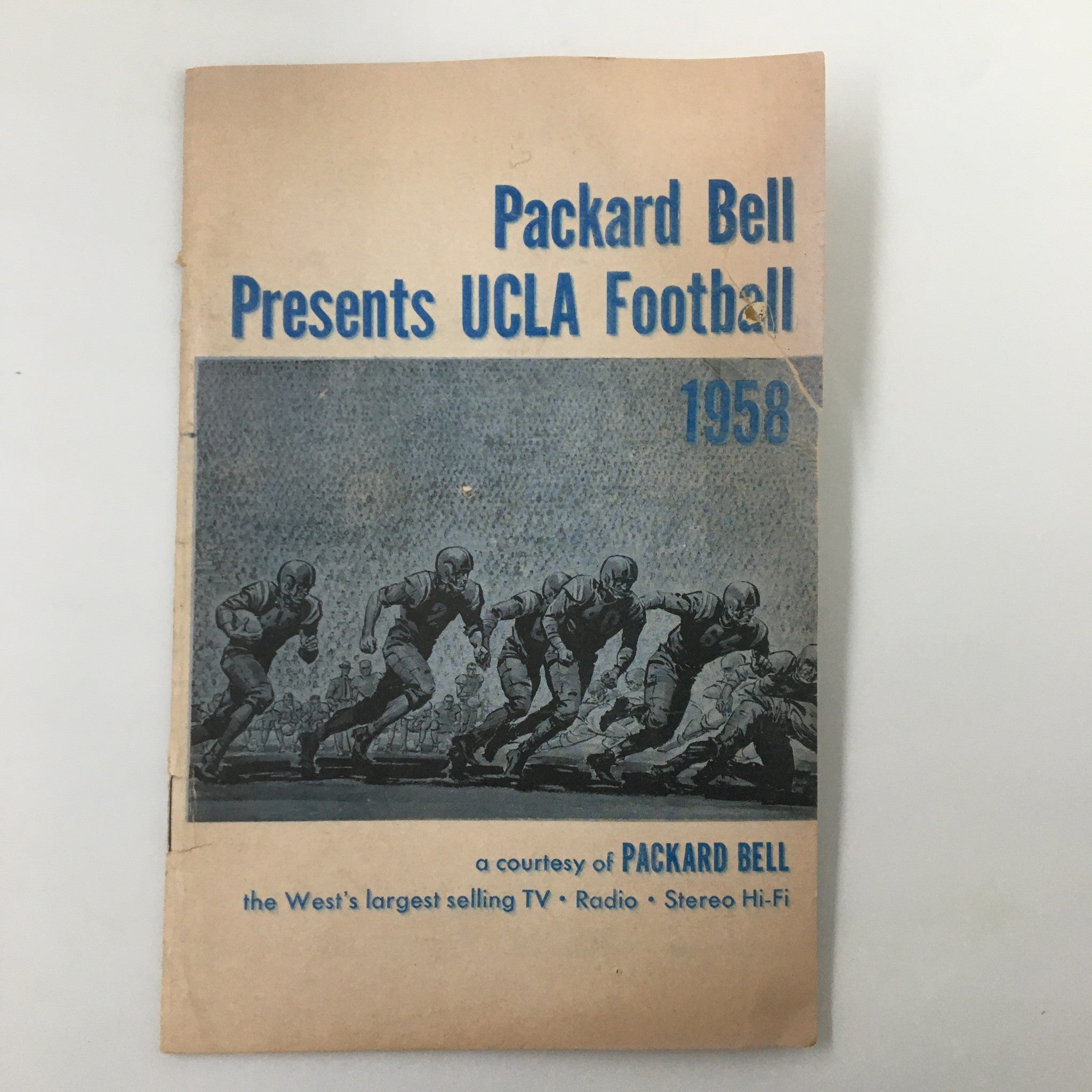 1958 NCAA Packard Bell UCLA Bruins Football Official Program