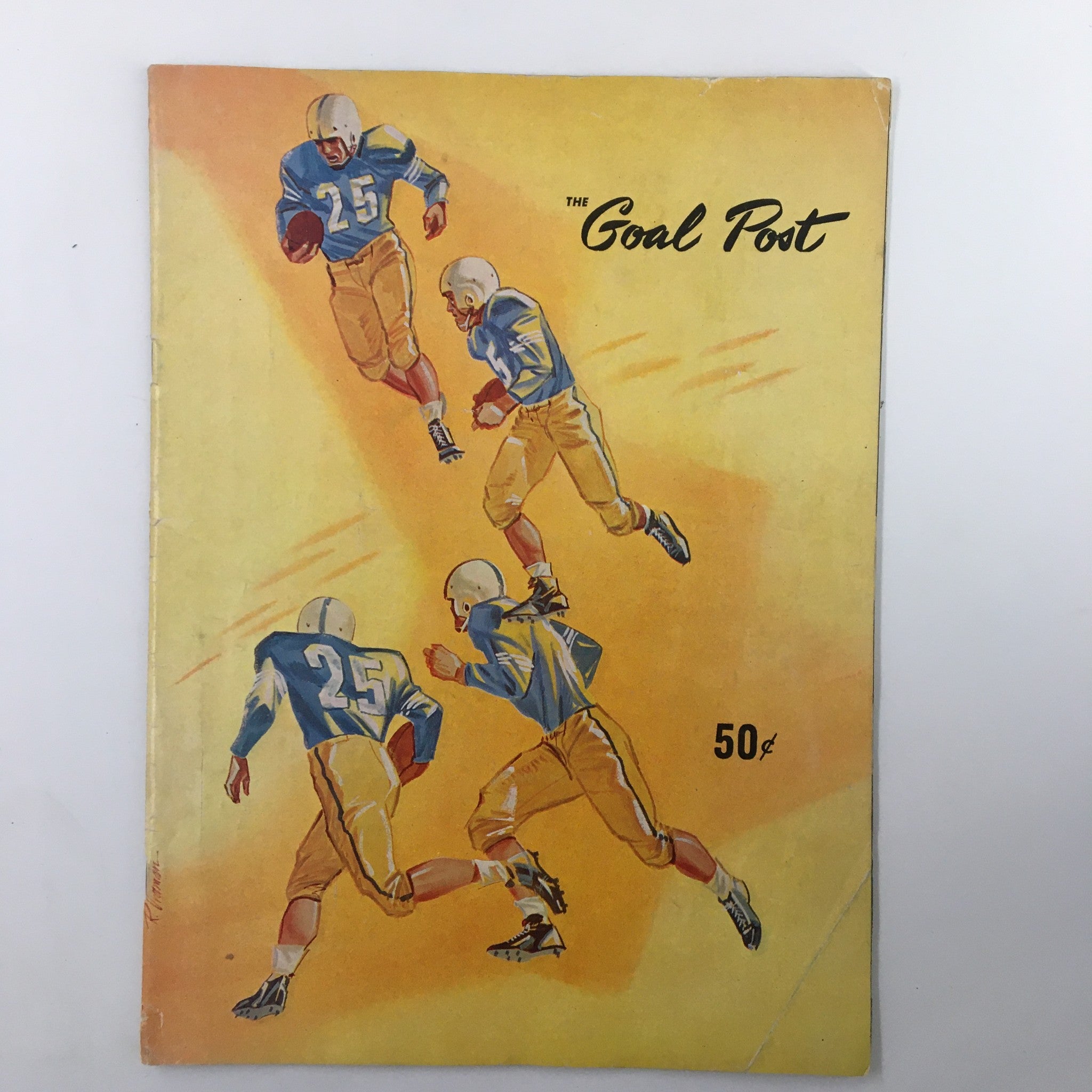 1956 NCAA Football Utah Utes vs UCLA Bruins The Goal Post Official Program