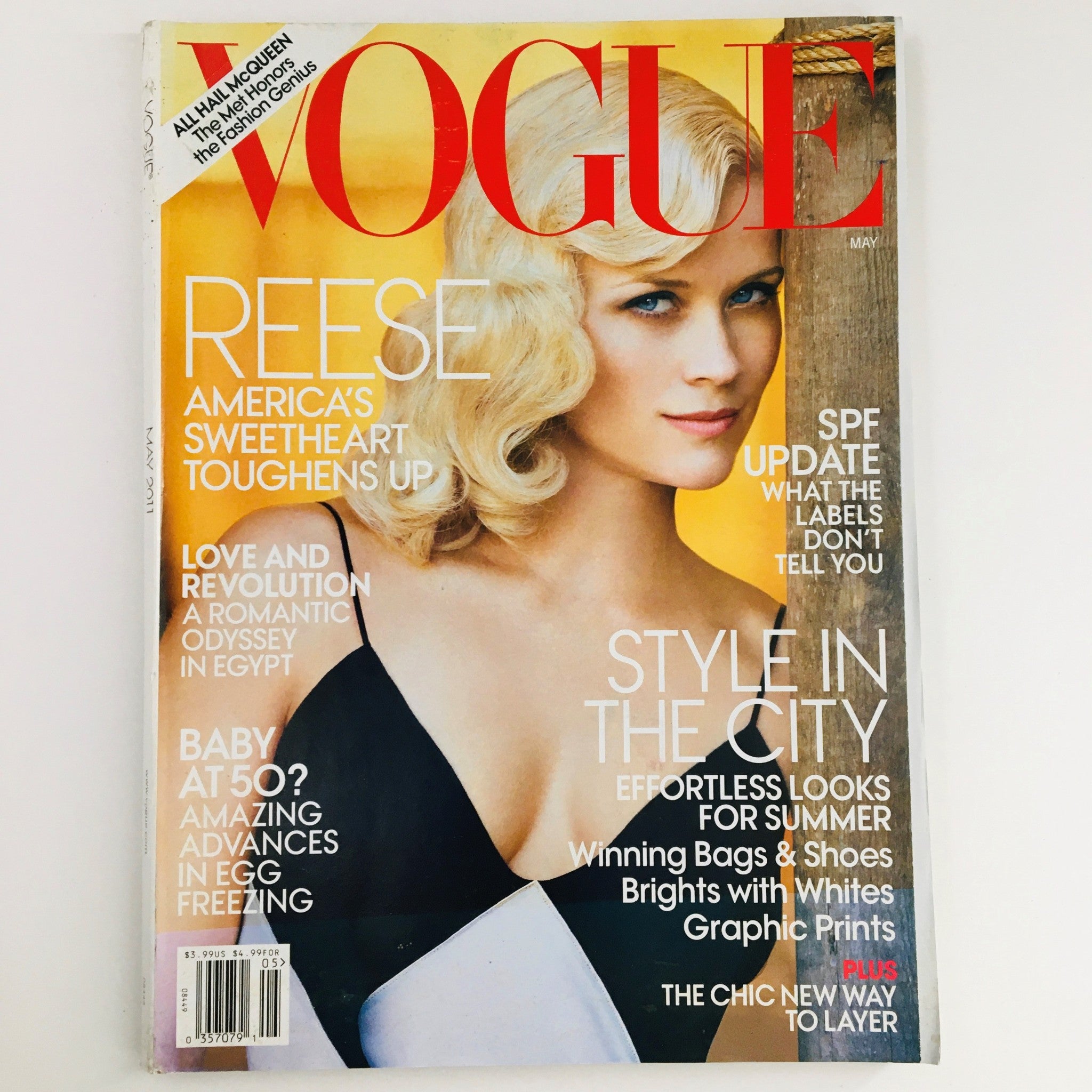 Vogue Magazine May 2011 American Actress Reese Witherspoon, No Label VG