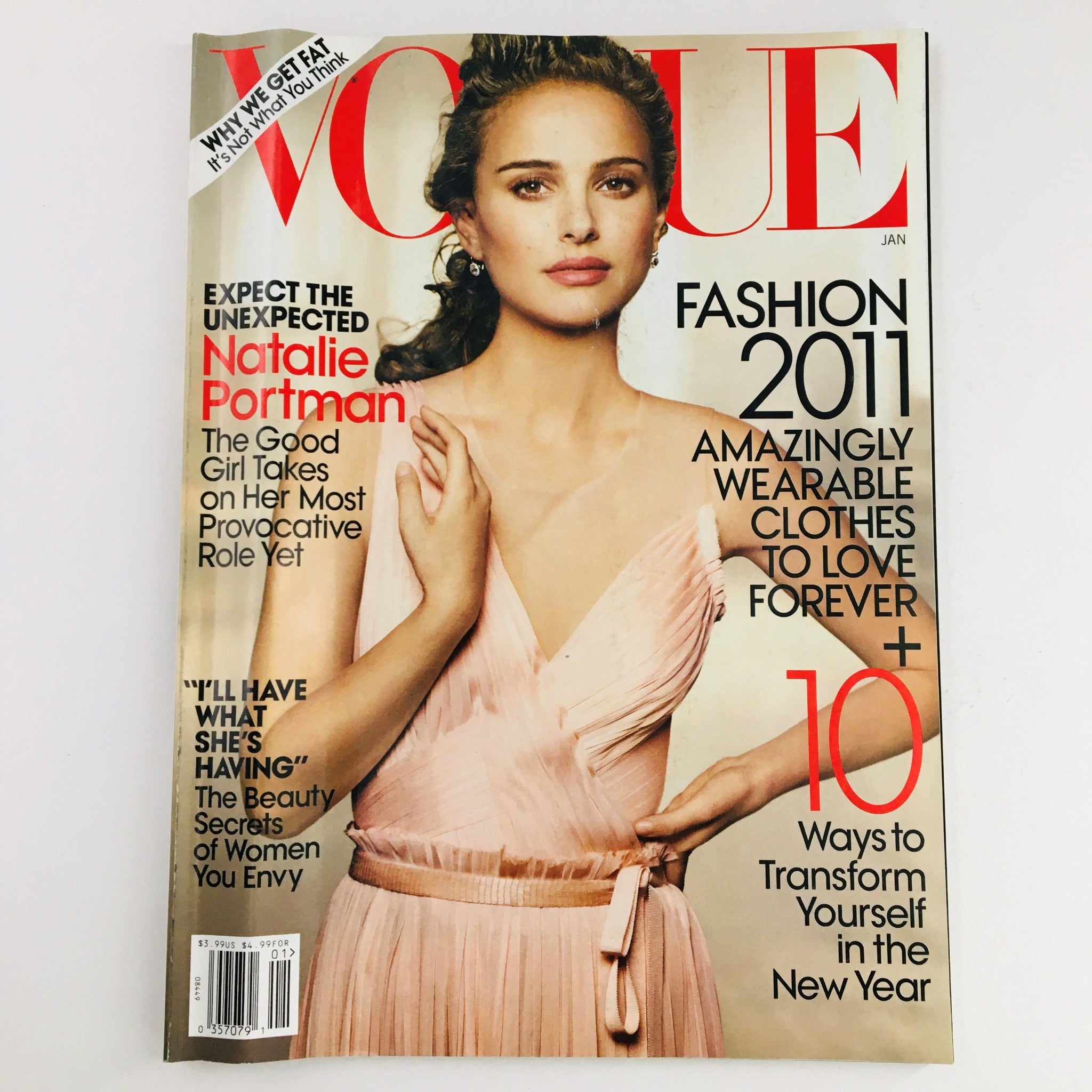 Vogue Magazine January 2011 Israeli-American Actress Natalie Portman, No Label