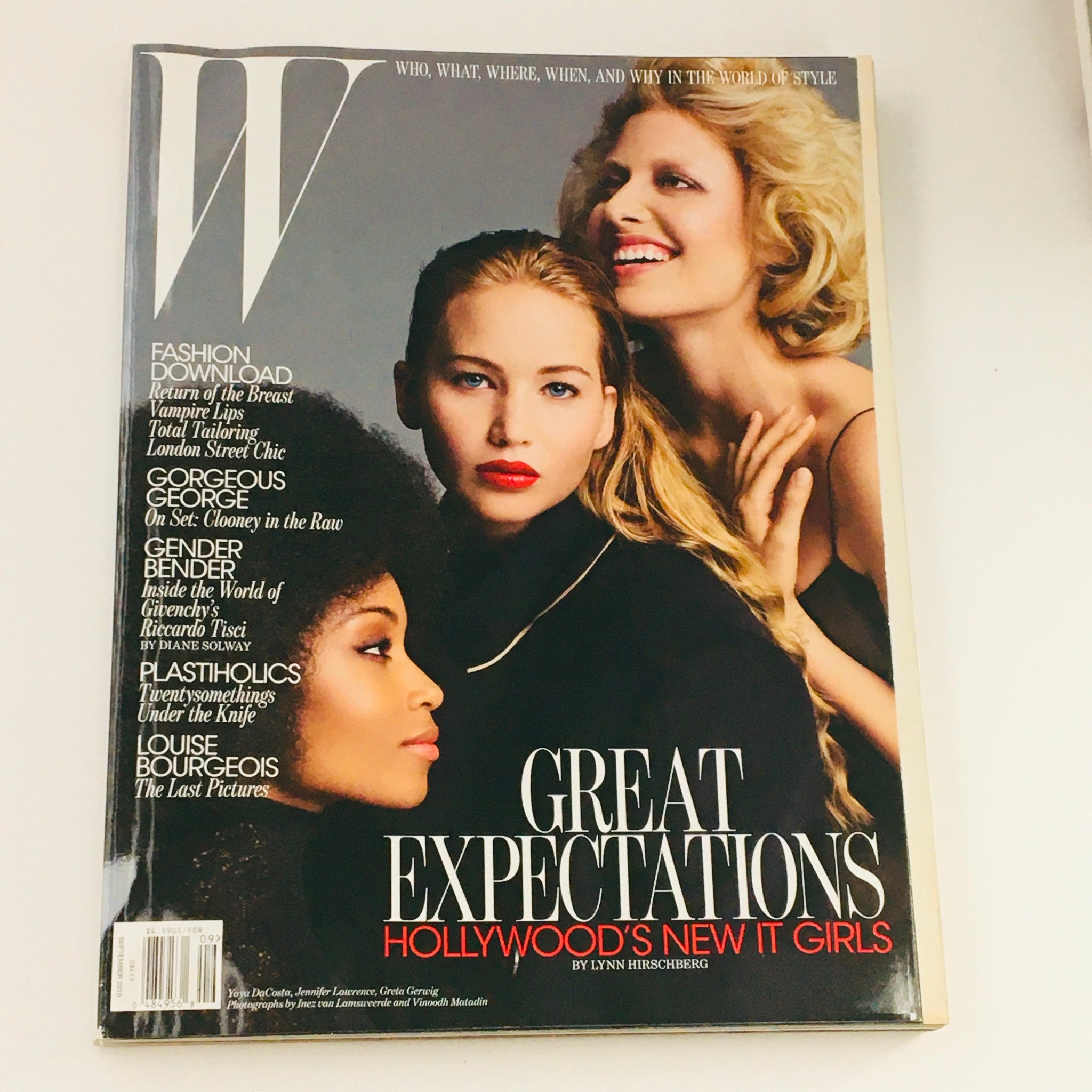 W Magazine September 2010 Jennifer Lawrence in Great Expectations, No Label