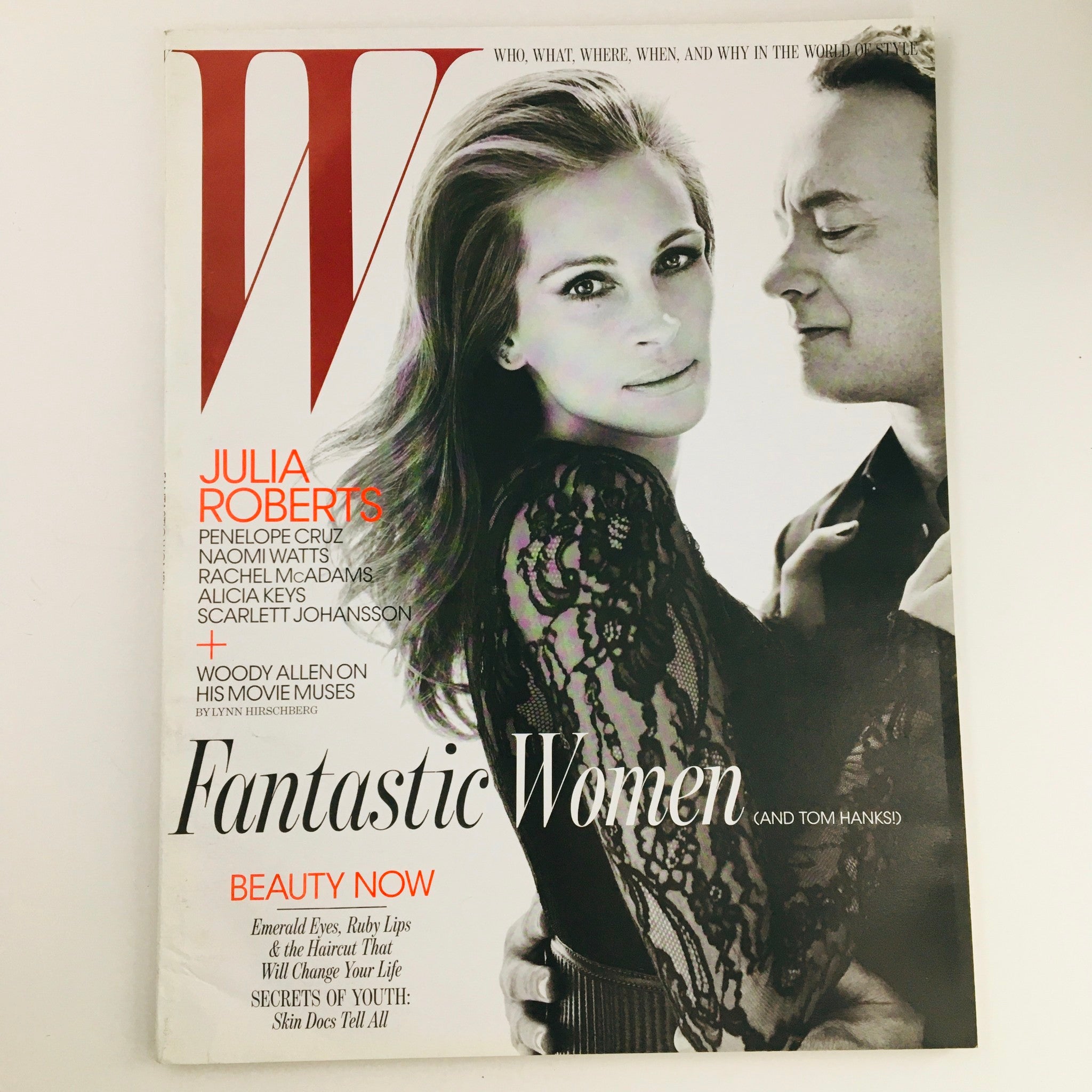 W Magazine June 2011 Julia Roberts & Tom Hanks in Fantastic Women, No Label